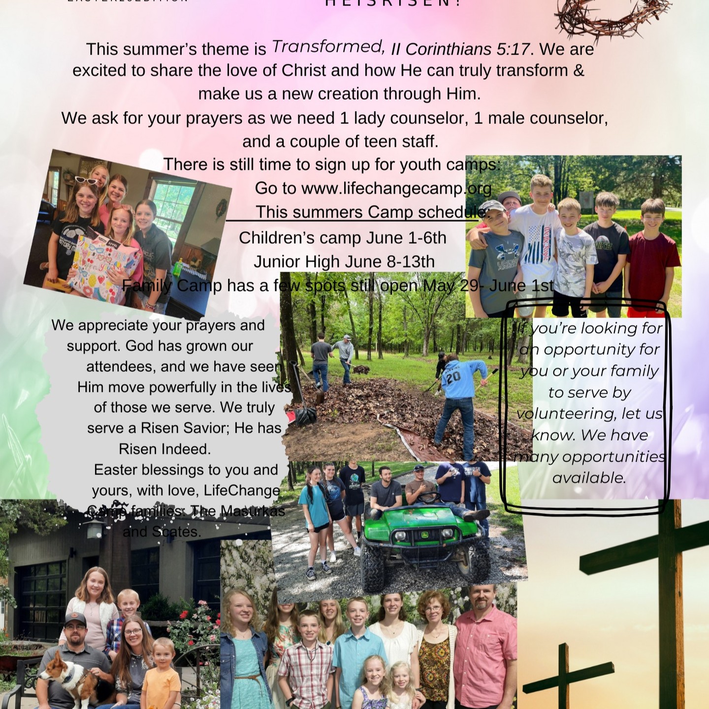 We are still Raising founds for the new staff house!