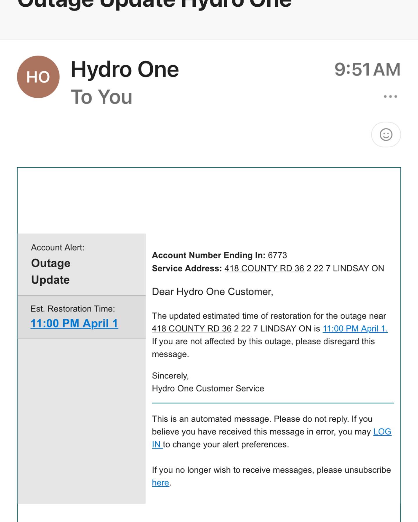 This notice is a little premature. However, I will keep everyone updated when I know more. There is a possibility we won’t be open Monday April 1st. Lots of damage happening even now with ice sliding off roof tops. Stay in and safe!!