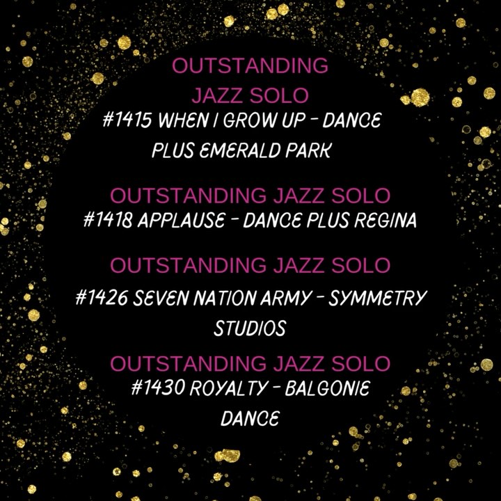 Day 3 Overall Award Winners! 🪩