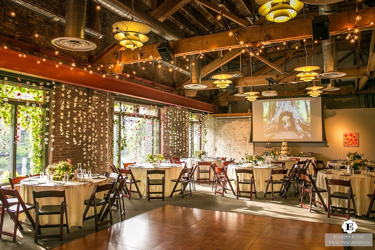 The Billy Frank Jr. is our small but mighty venue, here to bring your vision to life with 1,800 sq. ft. of flexible space!
We’ve got you covered on
- Workshop Tables (15 Herman Miller rolling tables) perfect for collaboration and creativity!
-Round Banquet Tables (15 beautiful 60" wooden tables) for a warm and inviting dining experience.
-Integrated AV (microphones, projector, and screen)
-120 Herman Miller Conference Chairs
-Custom Podium & Rolling Bar
-Staging Kitchen with everything you need – fridge, deep sink, convection oven.
Whether it’s a small gathering, a grand reception, a meeting, or a meaningful ceremony, we’re here to make your day come to life. We can host up to 150 guests and can’t wait to help you create whatever your heart desires! Reach out to events@ecotrust.org or visit our website though the link in our bio.
Photos by: Evrim Icoz