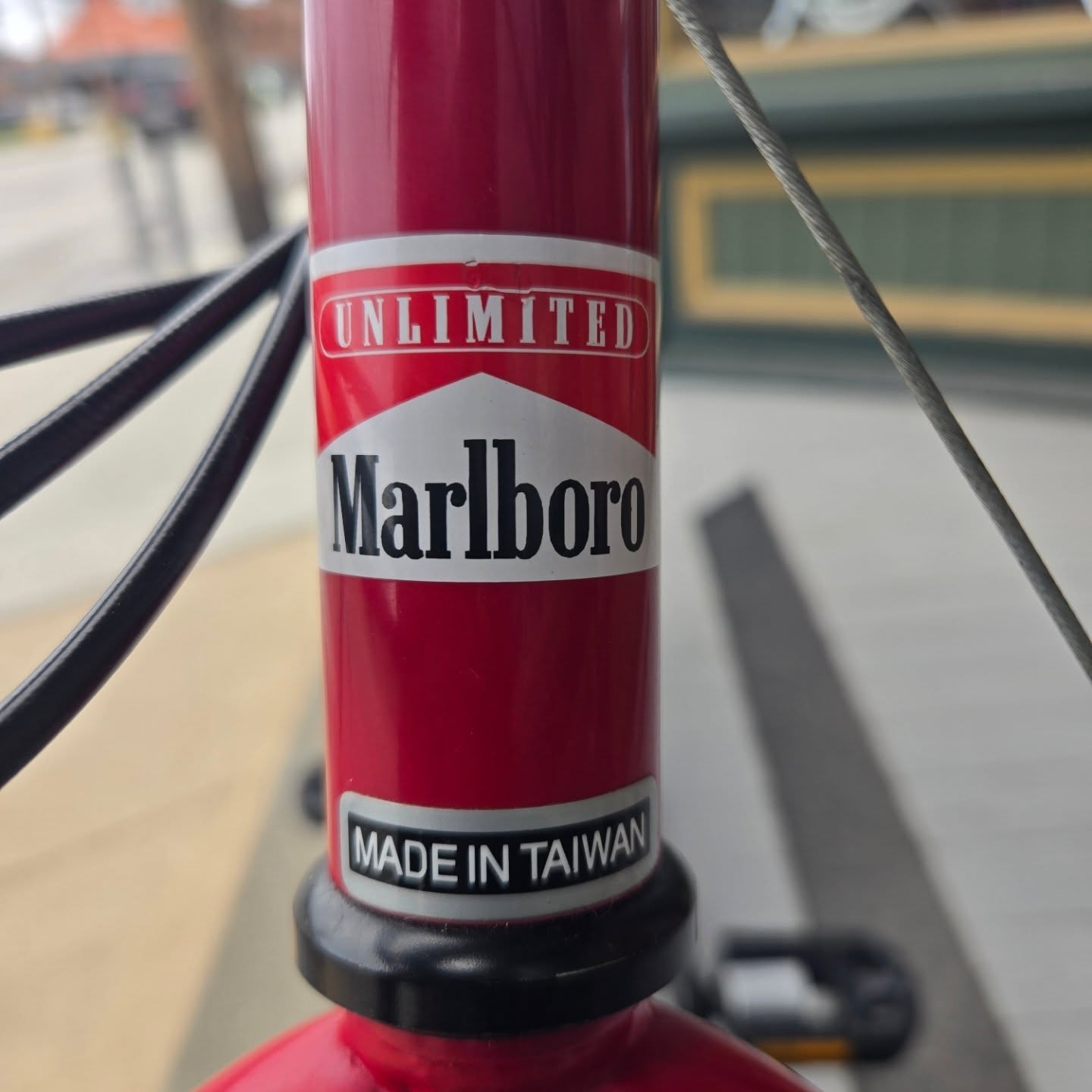 SMOKE 'EM IF YOU GOT EM!! Just like the ad says. !!SPECIAL OFFER!! This premium item is available for 2200 Marlboro Miles + $110, or $225 CASH, whichever shows up first. RE-LIVE your childhood and that first tobacco-buzzed bike ride.