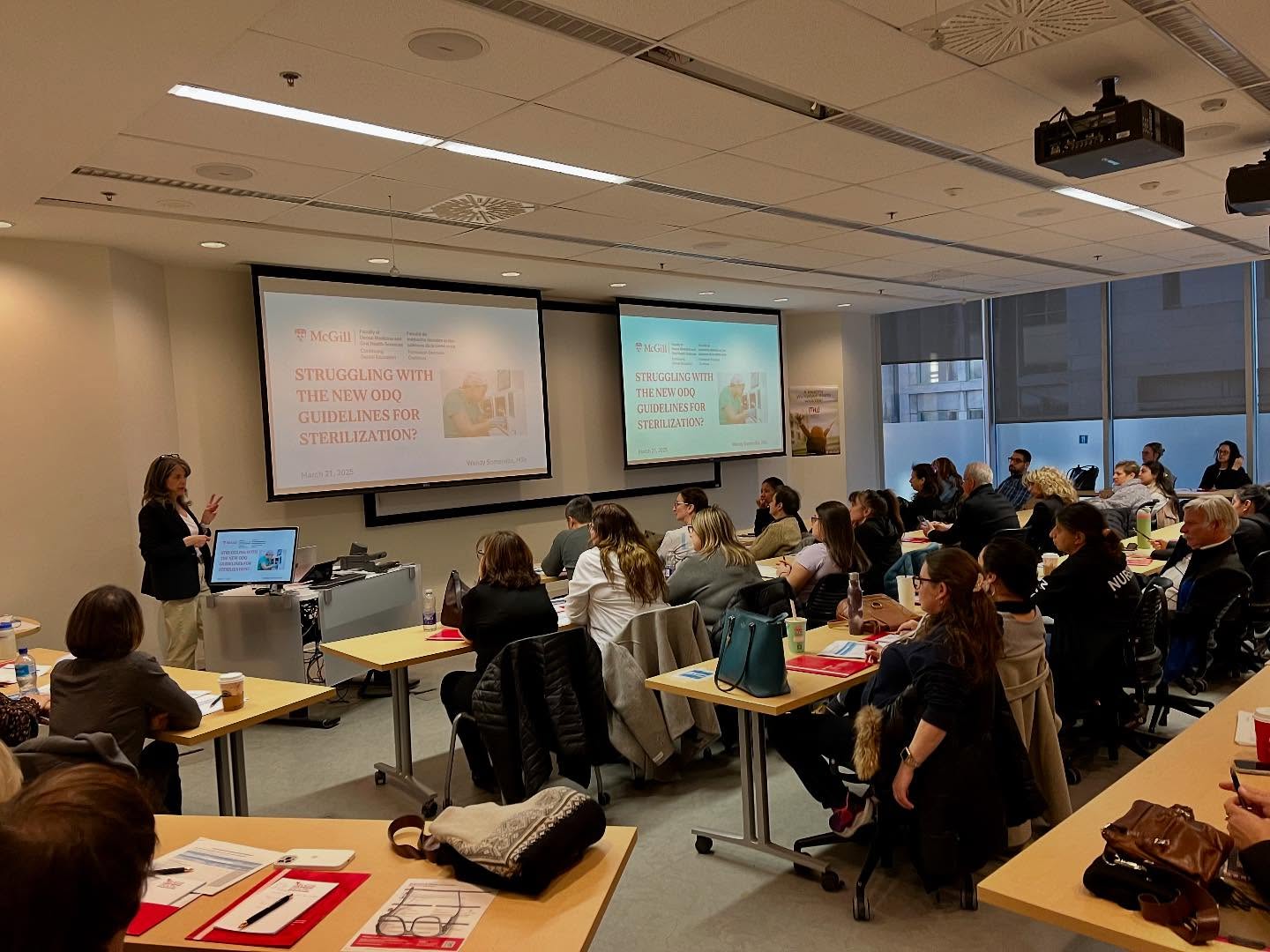 Mastering Sterilization Compliance at McGill CDE! 🦷
On March 21, we hosted an insightful Lecture + Hands-on Workshop with Wendy Somerville, MSc, guiding participants through the new ODQ sterilization guidelines. From understanding compliance requirements to hands-on practical exercises, attendees gained valuable knowledge to implement in their daily practice. 🔬✅
A huge THANK YOU to SciCan, 3M, and W&H for their incredible partnership and support! Your expertise and innovative solutions played a key role in making this course a success. 🙌
📸 Swipe through for highlights from this interactive session!
#McGillCDE #DentalEducation #SterilizationCompliance #ODQGuidelines #InfectionControl #SciCan #3M #WH #HandsOnLearning #ContinuingEducation #DentistLife