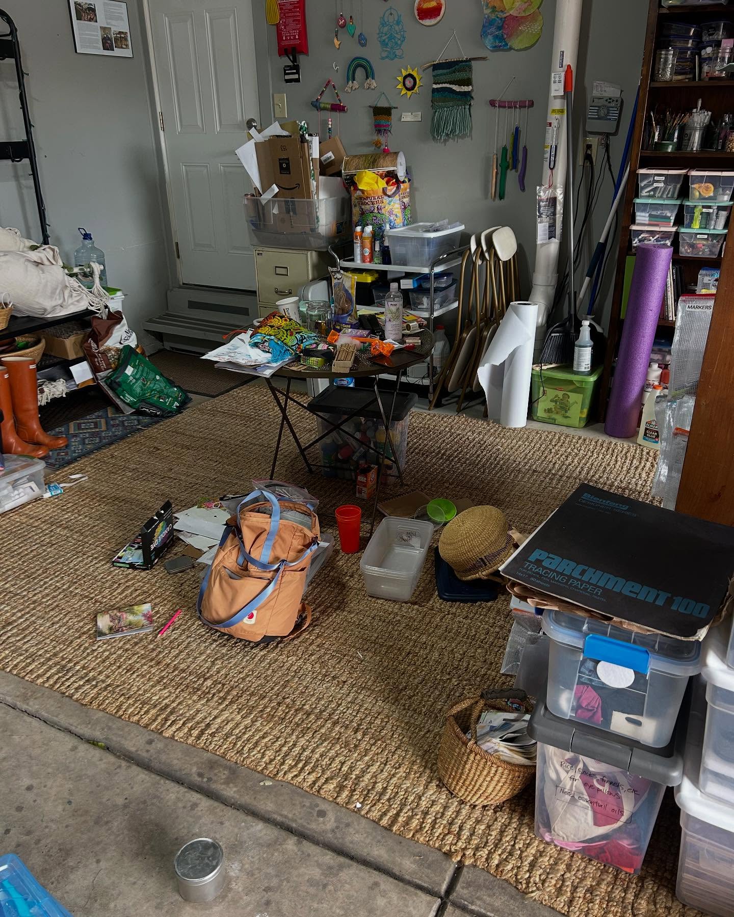 Real life with the Yoga Shack! We can’t wait to show updated pics through our clean up and organization process!!