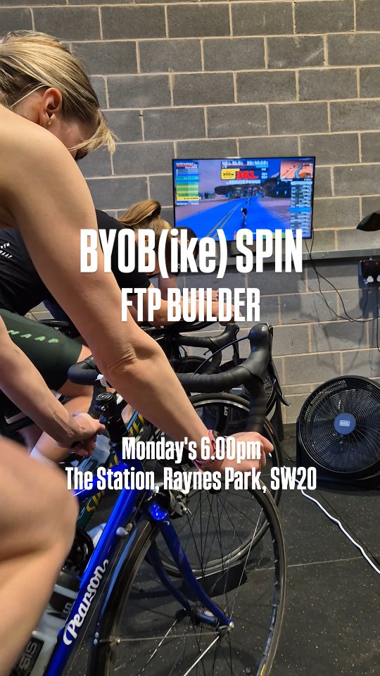 Why suffer an indoor bike session alone? 🚴🏼♂️
BYOB(ike) to @thestation_giveitatri and do your targeted training in one of our group, FTP builder spin sessions!
Train together, push harder - good vibes only! 💥
🕒 Monday's 6.00pm
📍 Raynes Park, SW20 0JY (2 minutes from the train station!)
#Cycling #TheStationLondon #triathlon #ironman #turbo
