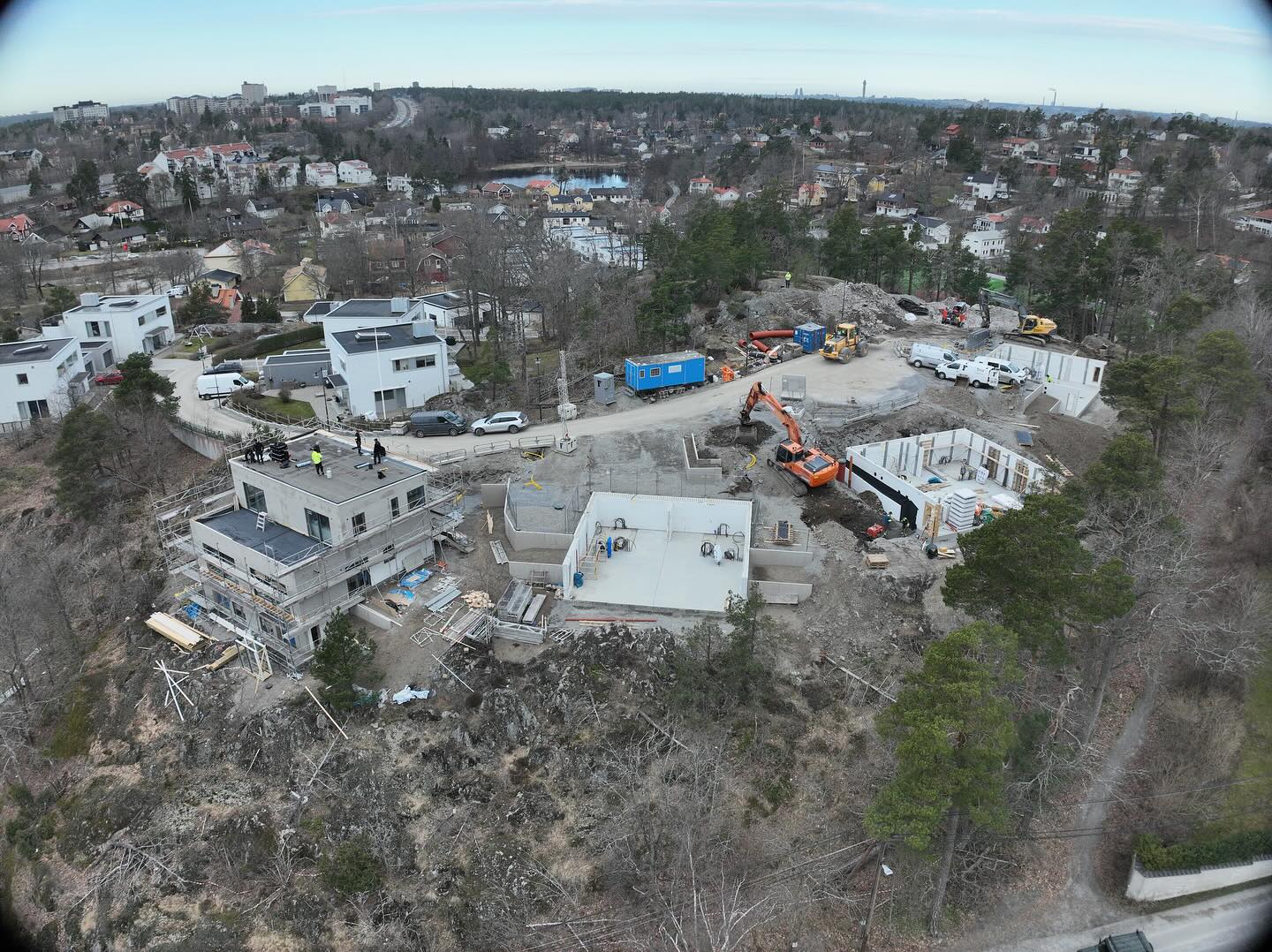 Projektet i Skuru i Nacka rullar på. Rörvikshus.