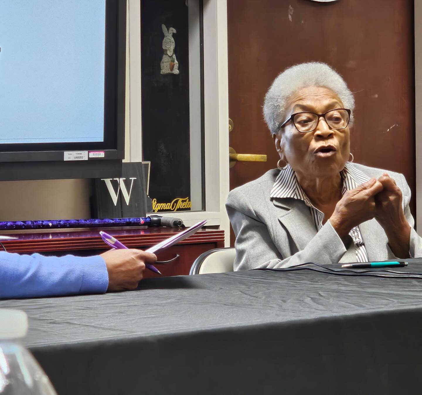 Earlier today former Congresswoman Eva Clayton served as a guest speaker at the Kerr-Tar Regional Food Council meeting. She has and always will be a force for good and an advocate for the people in NC. GRRO is honored to have her on our board and ensure her work lives on in rural NC.
