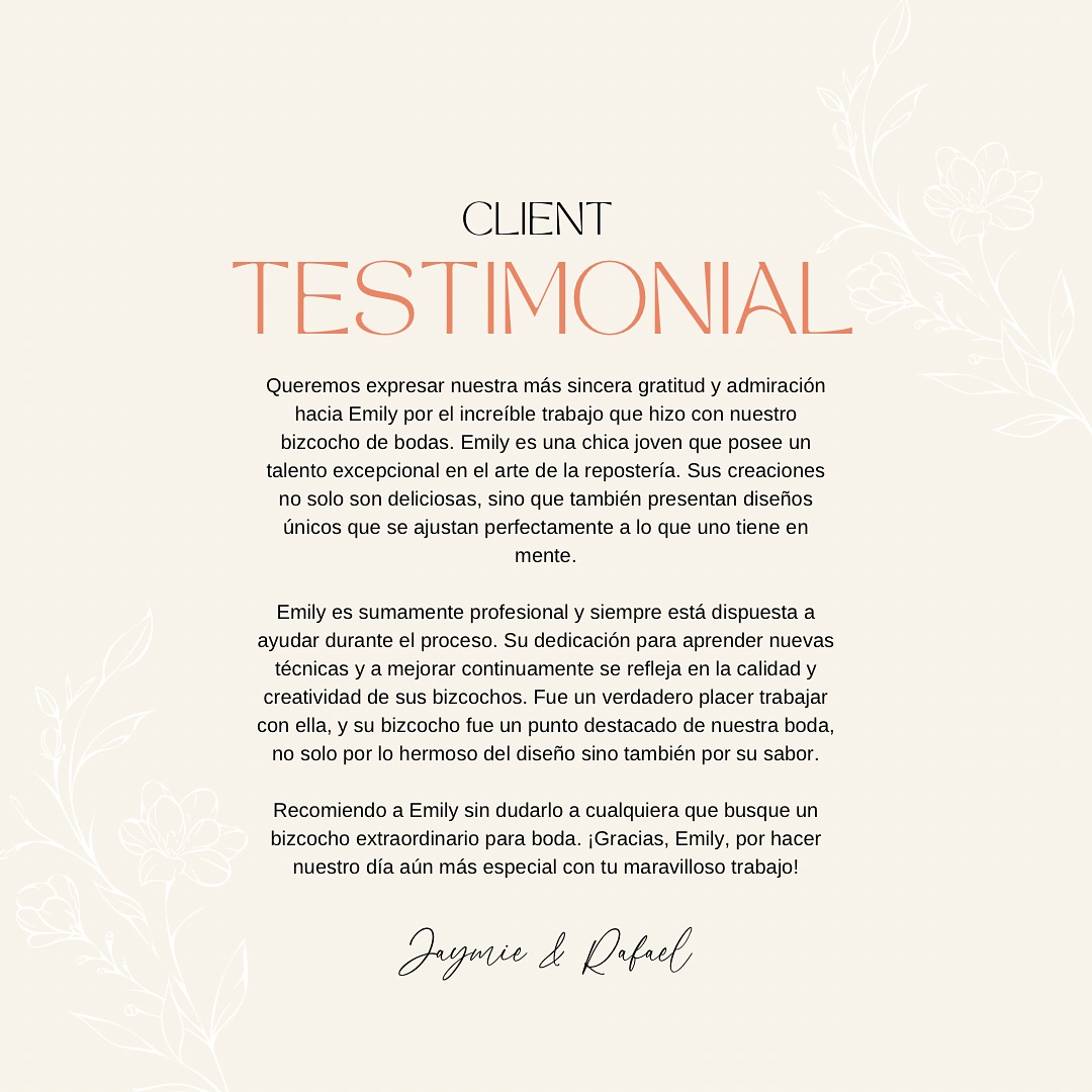 Me encanta cuando recibo tanto amor de mis clientes. ✨ Sus palabras me motivan a seguir haciendo lo que amo. ¡Gracias por confiar en mi trabajo! 🤍