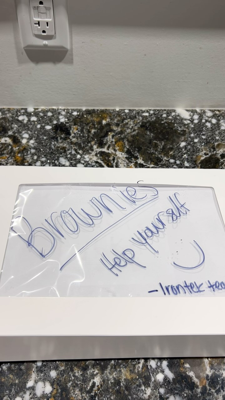 April Fools’ Day at Irontek = BROWN E’s for everyone! 😆🍫 We promised brownies... but delivered a tray full of brown paper ‘E’s’ instead. Gotcha! Don’t worry, we might still have some real treats around. 😉 #AprilFools #CoworkingLaughs #IrontekLaughs