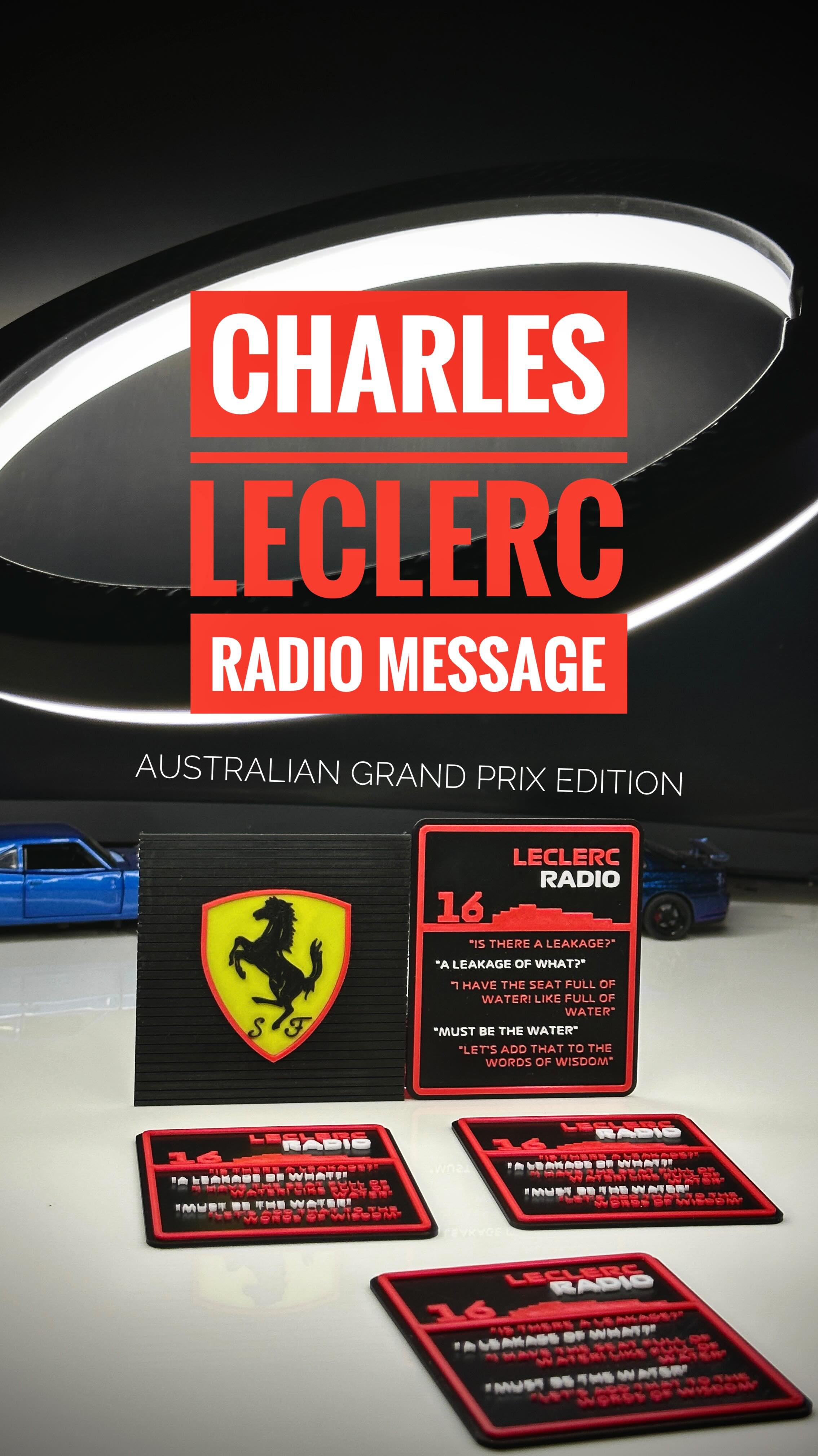 💦 “I have a seat full of water… like FULL of water.” — Charles Leclerc, Australia GP 2025 🇦🇺
Whether it’s tears, water, or chaos — Leclerc never misses on the radio. This iconic 2025 Australian GP moment is already racing meme history.
And yes, it will live on forever in F1 fan reels😭😂
🧃 Real ones know:
It wasn’t just water.
It was pure Ferrari drama💅🏻🔩
#CharlesLeclerc #F1Radio #LeclercRadio #AustralianGP2025 #FerrariF1 #F1India #F1Memes #LeclercFans #FormulaOneDrama #F1Season2025 #WaterInMyCar #F1Comedy #F1Highlights #RadioMessages #F1Banter #ScuderiaFerrari