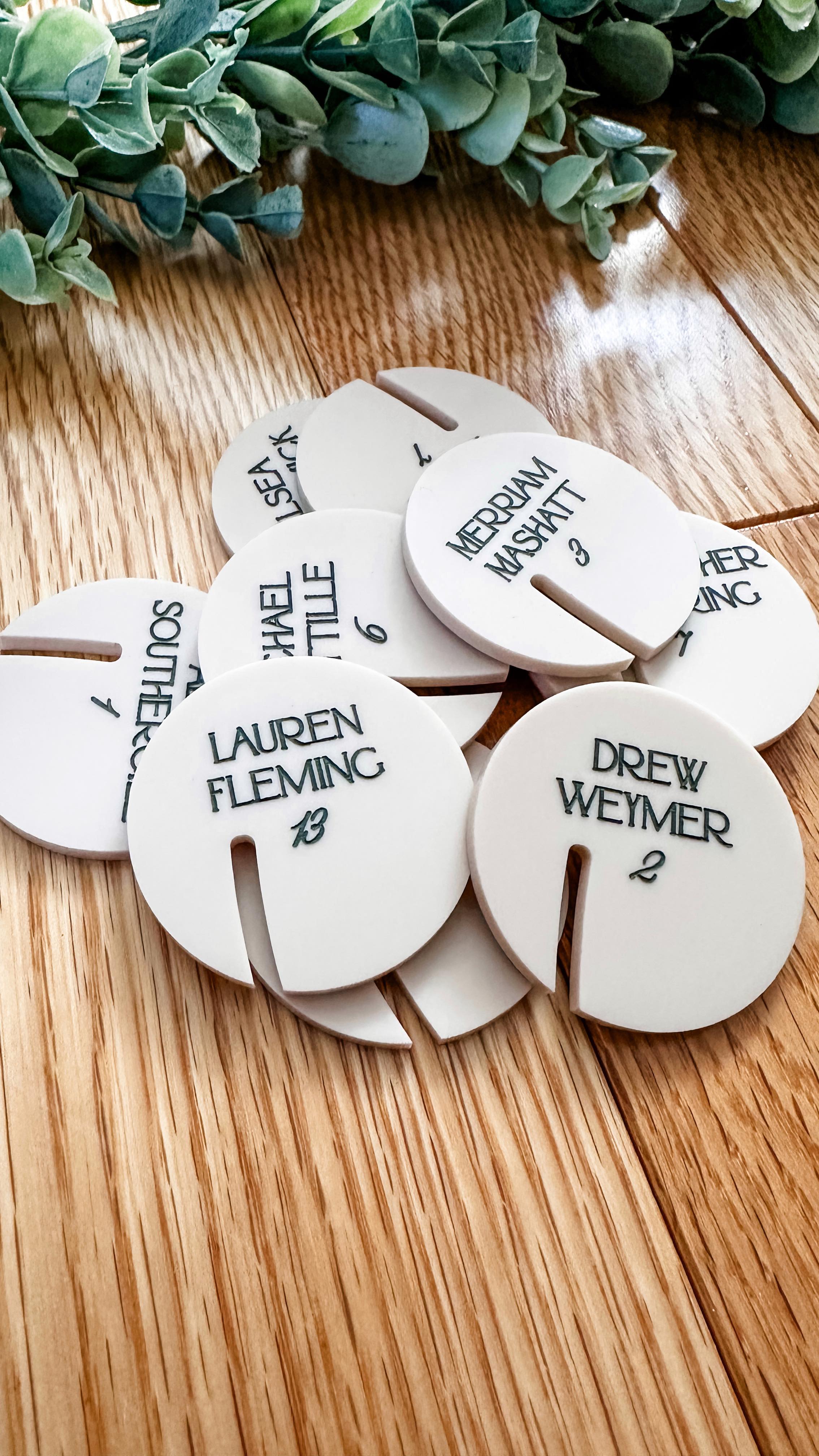 On top of the time it takes to design and set up a file for producing, engraving and cutting the file on the laser, & prepping and paint filling, how much time does it actually take to unmask both sides of the finished drink tags?👀
If you’re one of those people that thinks the laser “does all the work”, here’s some proof that that couldn’t be further from the case. And that’s just this ONE step I’m showing here.🛑
I asked in my stories yesterday how long people thought it would take me to unmask around 125 of these drink tags and got a wide array of answers. It got me curious to find out the real time, so I put it to the test with ten tags. The total time was 6 minutes and 21 seconds, which equates to 381 seconds, or 38.1 seconds per tag. If I kept this exact pace up for all tags, it should take around 80 minutes. Of course I’m human and so some extra time is to be expected, but I’ll be able to knock the rest of these out soon!👌🏻
Acrylic is French Lace from @houstonacrylic
#acrylic #laserengraved #laserengraving #thunderlaser #drinktags #escortcards #wedding #weddingdecor #weddingsigns #signage #eventdecor #designhousebybrittany