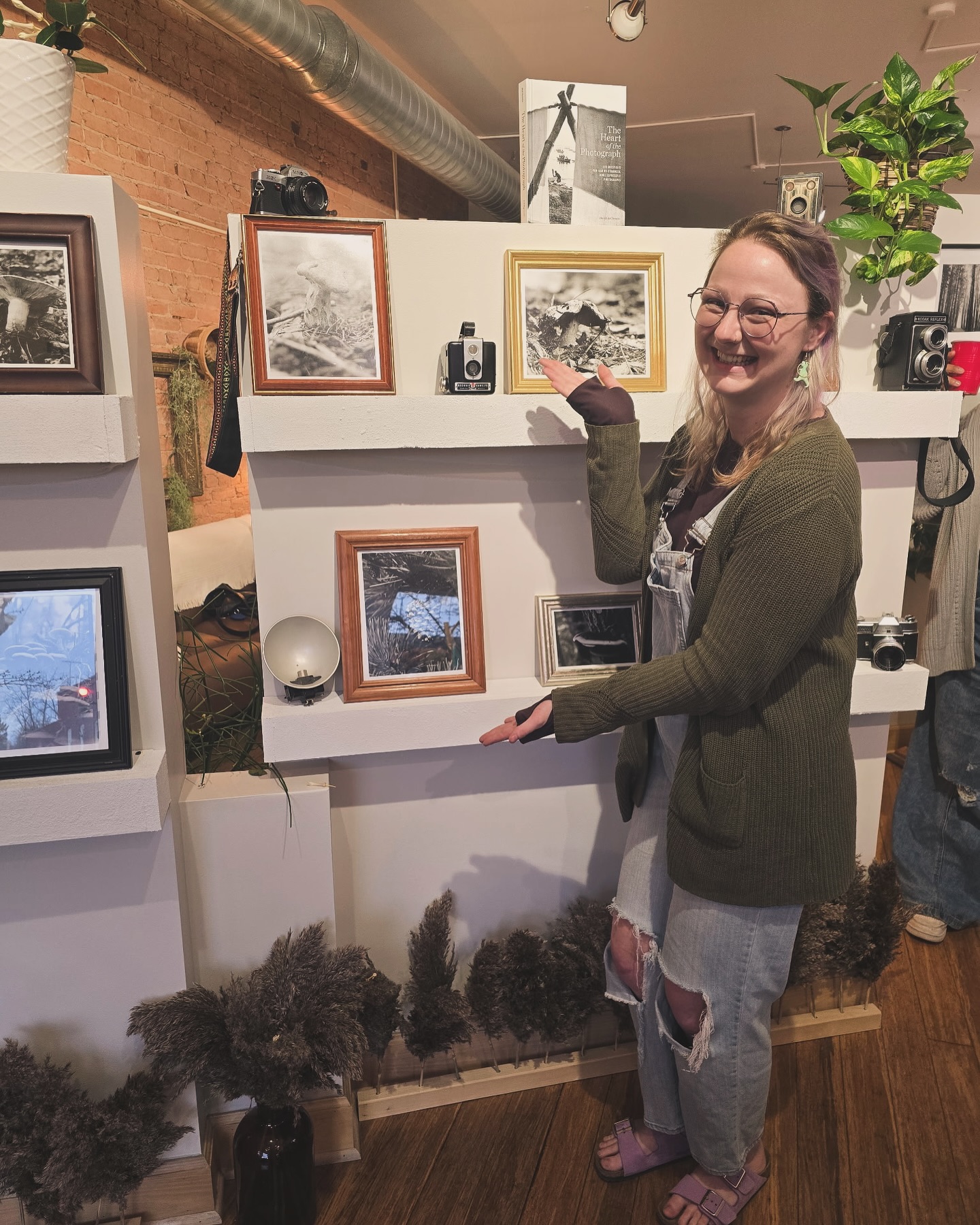 My very first art show on my very first “First Friday”!!
Monochrome Mycology: Darkroom Photographs by (yours truly!!) will be on display @captivatedstudios for the entire month of April!! Stop by and see some of my analog photos which I have developed and enlarged by hand; old school methods!!