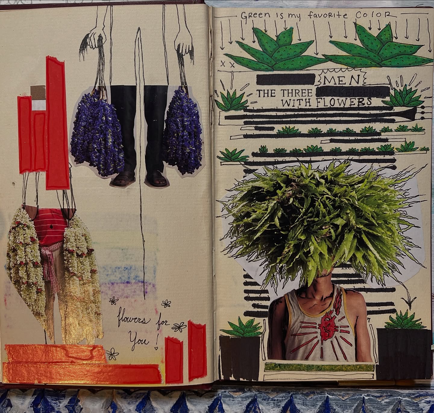 These collages are all pages in an old book!!🥰🩵💙🩵 by Shelby @horseskins