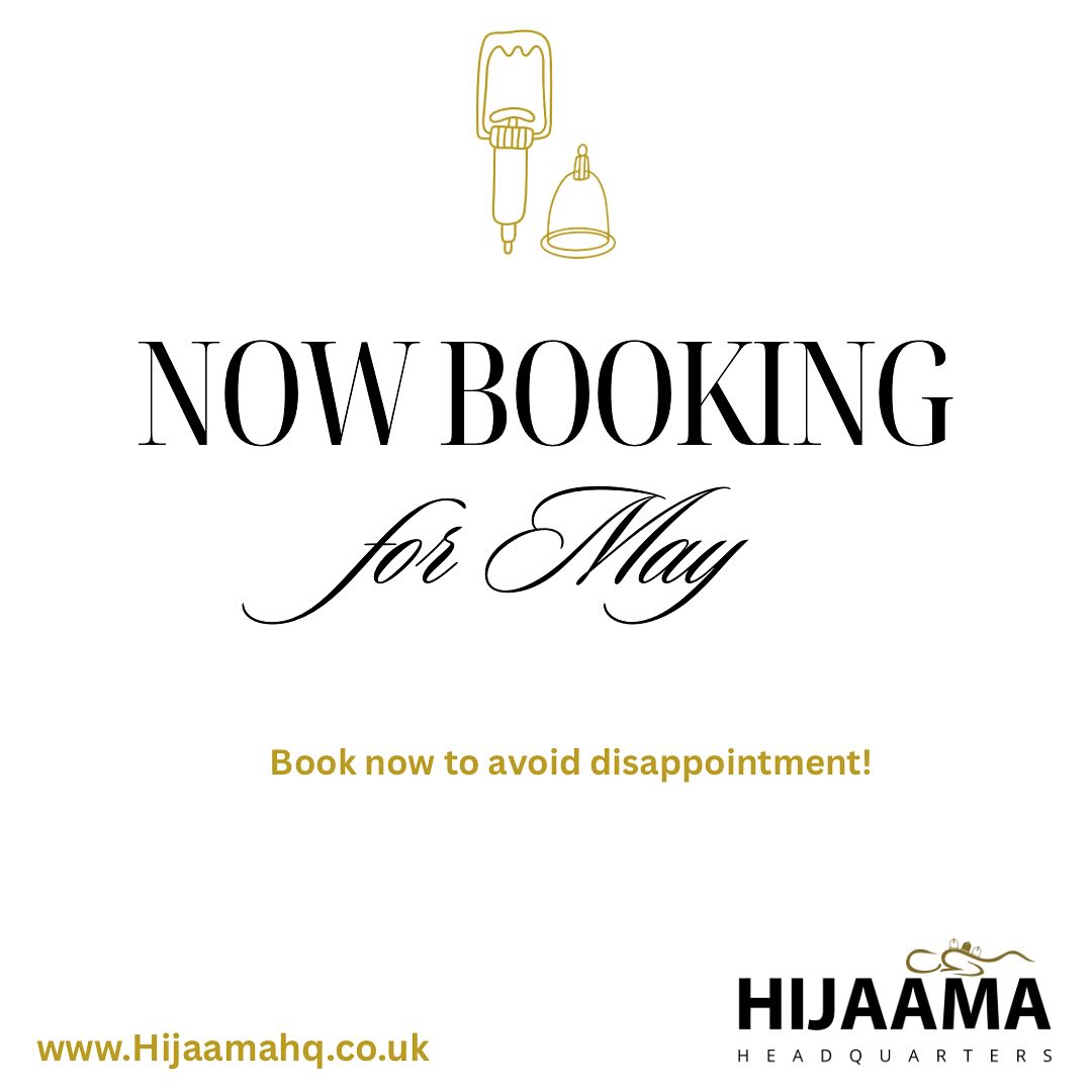 Book your post ramadhan (April) hijaama now!
📩 Dm us for more Information or to Book a session IA.
Male and female therapist available
#cupping #hijama #hijamatherapy #wetcupping #drycupping #ladiescupping #femalecuppingtherapy #femalecupping #southlondon #uk #sunnah #alhamdulilah #cuppingtherapy #detox #deeptissue #deeptissuemassage #benefitsofcupping #holistic #holistichealth #croydon #sportstherapy #deen #legpain #massagetherapy #detox #detoxyourbody #holistichealing #ladieshealth #backpain #ramadan #ramadhan