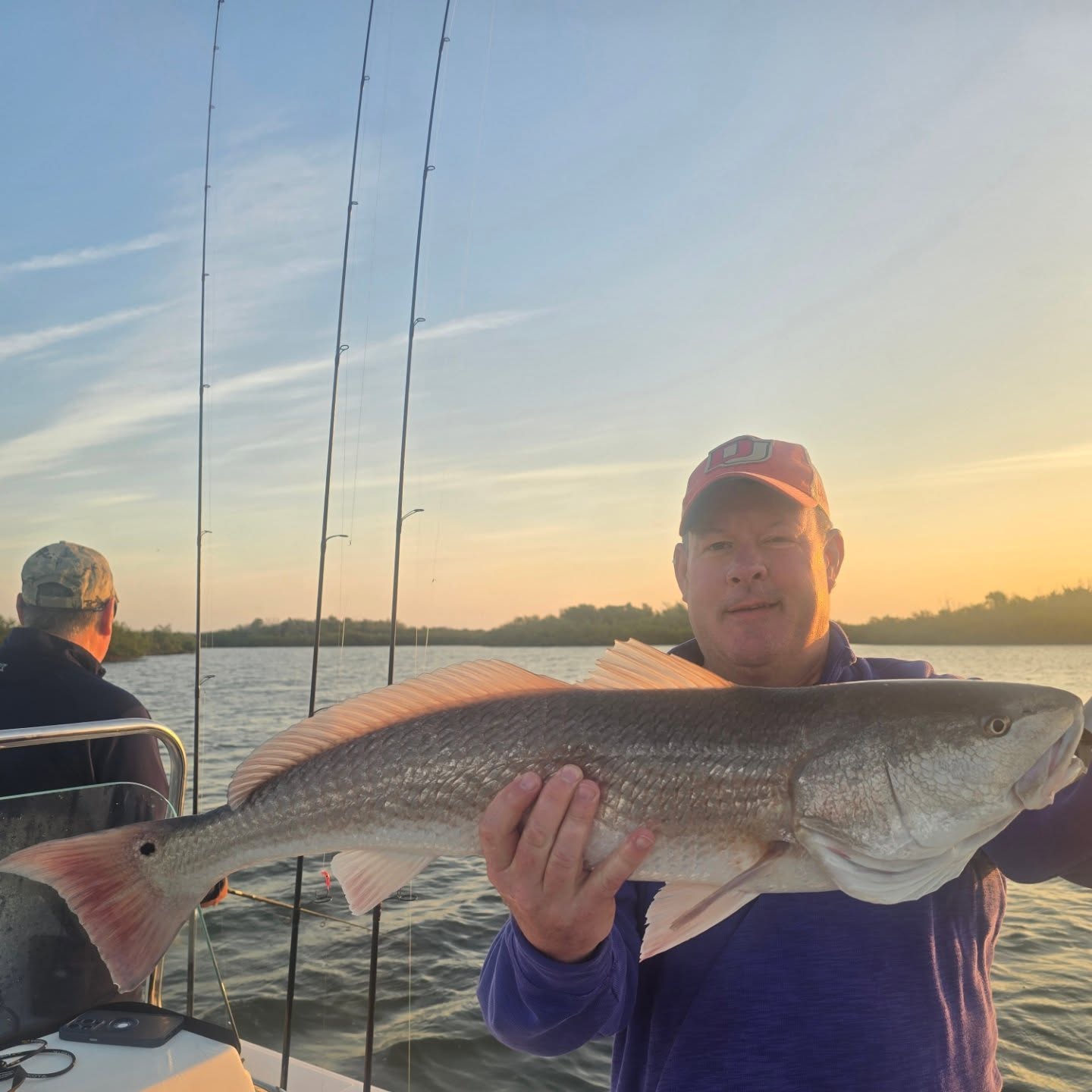 Beautiful days in the lagoon. #coderedfishingcharters #buckedupapparellc #newsmyrnabeach #floridafishing #floridalife #floridafishingproducts #xtratufboots #kto_customrods #4horsemancorks #sordknives www.coderedfishingcharters.com