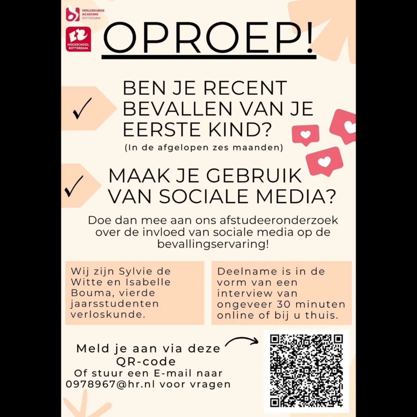 Help jij onze aanstaande collega's met hun afstudeeronderzoek?