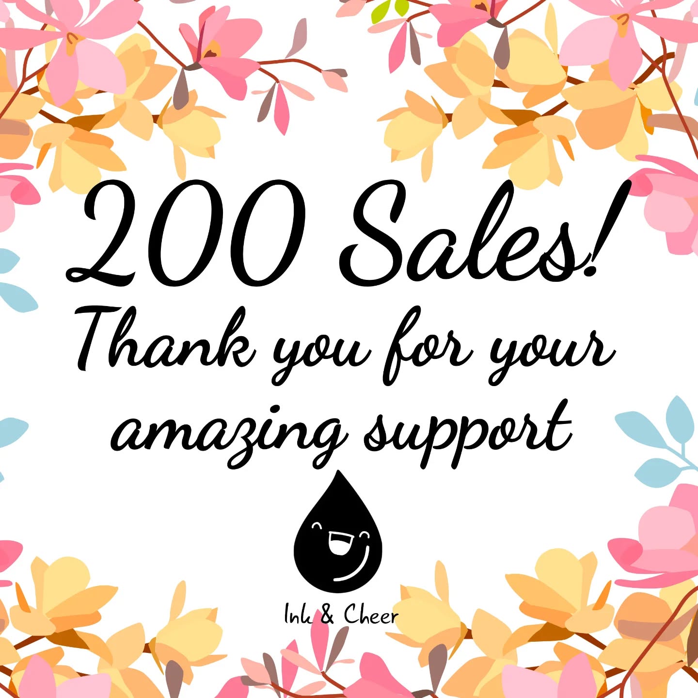 Thank You!!!
Today we hit over 200 sales, now I do love a good spreadsheet and I have bar charts and work flow sheets a plenty but this was a lovely little milestone to hit.
Again, a huge thank you to everyone that has purchased a card. It means more than you know to have people show an interest in what I make.
Also thank you very much to @picknmixersrainford @thecoffeecorner.uk @wendysflowersr for stocking my cards!
#craft #digitalart #smallbusiness #greetingscards #independentbusinesses #handmade