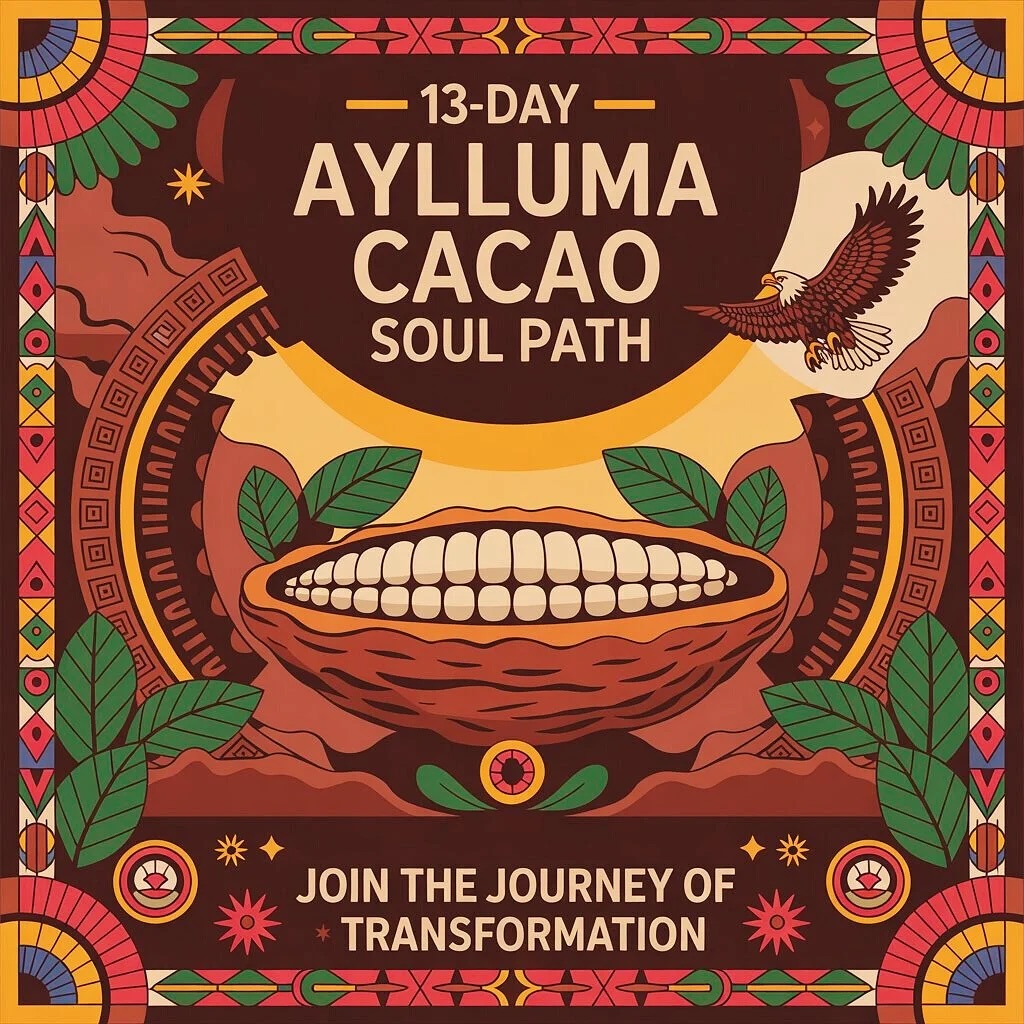 13 Day Aylluma Soul Path ✨🦅
A sacred Cacao Dieta to awaken your essence. If you feel called to deepen your connection to yourself, walk your path with clarity, and immerse in the wisdom of cacao and ancient traditions, this journey is for you.
📅 April 12 - April 24, 2025
What You Will Receive:
✨ Daily Online Cacao Ceremonies
✨ Guided Workbook
✨ Supportive Group Container
✨ Maya Wisdom & Cosmovision
✨ Sound & Medicine Songs
✨ Aylluma Cacao – A block of our ceremonial cacao to support your journey.
This Dieta is guided by the energy of Tz’ikin, the Eagle/Quetzal, a Trecena to concentrate on your vision and bring more expansion and abundance into your life.
Comment 🤎 or DM for more details. ✨
I can’t wait to journey with you!
•
Let’s honor the spirit of cacao together! 🍫✨
•
•
✨ Enjoy, Matyox ✨
•
🤎 Love, Mayu 🤎
•
•
•
#ixcacao #cacaoceremony #cacaodieta #medicinewoman #enjoylife #cacao #cacaocita #soundhealing #cacaohappiness #mayacosmovision #ceremonialist #riveroflife #cacaodelavida #shamanicjouney #medicinewomanpath #mayudelavida
