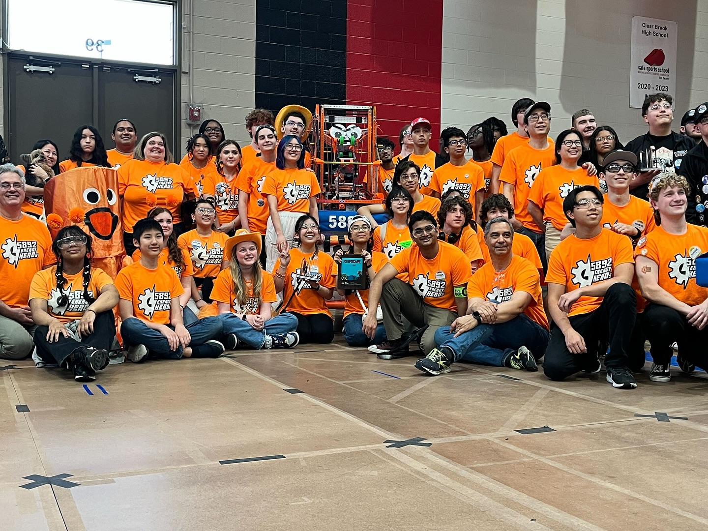 This weekend we competed in our 2nd district competition in Space City @ Friendswood! We had a super successful run for both teams. 5892 had the honor of leading the 2nd alliance alongside @231highvoltage and @frc6645_alloy_obsession and got eliminated in the finals. 6243 also had the honor of leading the 7th alliance alongside @tsa.allstars_7691 and 9307 Spicy Chihuahuas, unfortunately getting eliminated in their 2nd match of playoffs. Furthermore, we had the privilege of winning the Gracious Professionalism award, which means our team exemplified the core values of FIRST, and 6243 had the privilege of winning the spirit award, showing that our cheers go a long way!! Thank you to Woodside Energy, KPMG and all of our sponsors, as well as teachers, mentors, and parents for helping us make it this far. This isn’t the end yet, as we have states next week from April 2-5!! Stay tuned to see how we do at our next comp! 🧡⚙️⚡️