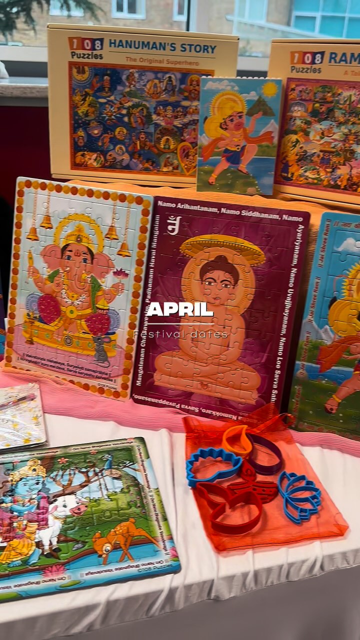 Forget April fools it’s April phools 🌸 with the number of wonderful festivals we have to celebrate this month. Make a note in your diaries and let our puzzles be a part of the festivities 🥳 🧩 🎶💖 it is also Swami Narayan Jayanti on 6th April too #ramnavami2025 #religiousfestivals #chaitranavratri #hanumanjayanti2025 #vaisakhi2025 #mahavirjayanti2025 #navratri #hanumanjayanti #festivegifting #desiowneduk #womeninbusiness #culturaltraditions