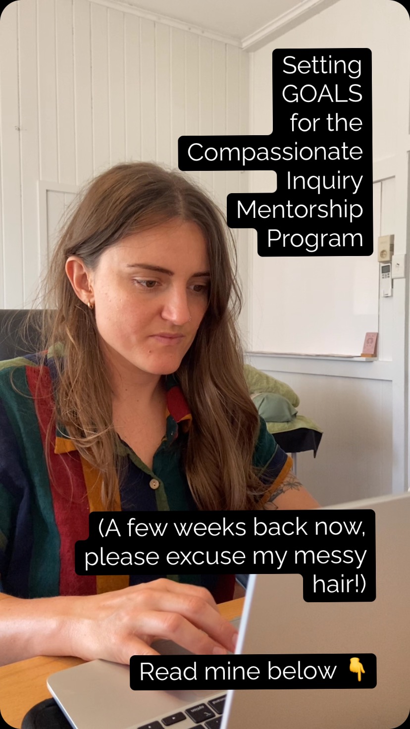 Here are a few of my goals for the CI Mentorship Programme:
- become curious about and explore the sub personalities that are showing up for me in the sessions. These include: ‘the cheerful/nice person’, ‘the analyser’, ‘the interrogator’ and of course ‘the imposter’. Building more self awareness and self compassion in the process.
- become less attached to the outcome. With self awareness separate my own process/triggers and stay present and attuned with the client. Be transparent in sessions when needed. Trust the process, the session and the client without an agenda.
- introduce more ritualised daily practices that keep me grounded and centred, so I can show up with balance and presence.
… have you set any goals lately?
Your Liver will thank you for it! In TCM the Liver organ system plays a crucial role in planning, decision making, goal setting and dreaming (both waking and sleeping).
#goalsetting #goals #cimentorship #compassionateinquiry #traumainformedcare #selfawareness #subpersonalities #partswork #tcm #acupuncturist #chinesemedicine