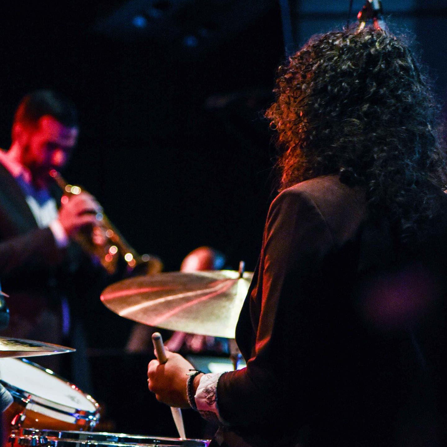 I’m at @chrisjazzcafe tonight with @orrin_evans @captainblackbigband feat. @artistryofjazzhorn @syberspace swing by or tune in ✌️😎 photo by @olabaldych