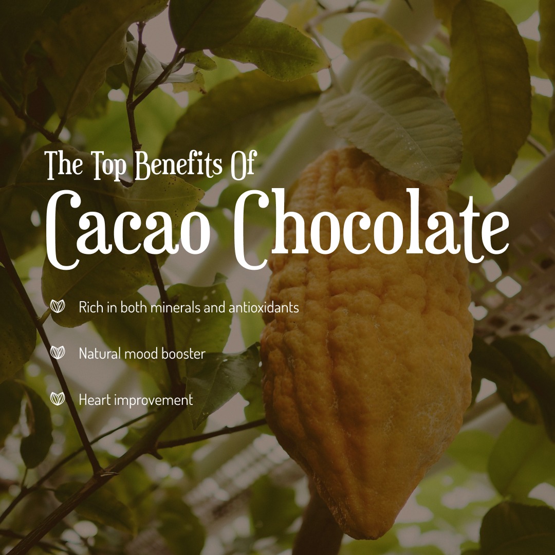 ✨ Did you know that cacao chocolate isn't just a sweet treat, but a superfood? 🍫💪
Packed with minerals like magnesium, zinc, and iron, plus powerful antioxidants, cacao boosts your immune system, improves heart health, and even enhances your mood. 🌱🧘♀️ It's loaded with serotonin (the "happy" hormone) and flavonoids to lift your spirits naturally. 🌟
At Wiser Beans Chocolate, we craft our bean-to-bar chocolates with minimal ingredients—pure, rich, and beneficial for your body. 🌿 Treat yourself to a healthier indulgence with our dark cacao bars! 😋
Want to learn more about the amazing benefits of cacao? Head to our bio for the link to our website and read the full blog post! 💻👇
#WiserBeans #CacaoPower #Superfood #HealthyIndulgence #MoodBoost #HeartHealth #CleanEating