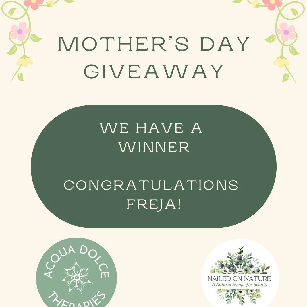 ๐ Giveaway winner announcement ๐
Thank you so much to everyone who entered the mother's day giveaway organised by us!
Congratulations @frejai you won a massage treatment with @acquadolce.therapies and a manicure with @nailedonnature ๐๐ท
Please get in touch with us to redeem the voucher!
Thank you ๐
Martina & Natalie