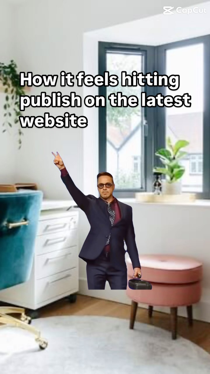 Nothing beats that exciting moment you hit publish on a brand new website!! Eeeek!