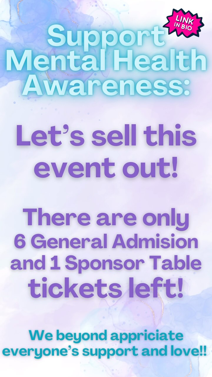 🚨 We’re almost there! 🚨
We have 6 General Admission tickets and 1 Sponsor Table left to sell out our event! Don’t miss out on being part of this meaningful occasion.
If you’re unable to attend but still want to help support the cause, we are also in need of event sponsors, raffle baskets, desserts, and silent auction items. Every contribution helps make this event a success!
This is our first event in honor of Taylor and in support of mental health awareness, especially among our youth. Your support means the world to us, and we are so grateful for each and every one of you helping us make this event unforgettable.
Let’s come together to support this important cause and spread the message to ALWAYS KEEP FAITH 💜
#MentalHealthAwareness #EndTheStigma #MentalHealthMatters #SupportMentalHealth #BreakTheSilence #YouAreNotAlone #HealingTogether #MentalHealthSupport #MentalHealthAdvocacy #MentalHealthJourney #GriefSupport #HealingThroughGrief #GrievingMother #GriefJourney #LifeAfterLoss #GriefAwareness #HealingHearts #GriefAndHealing #MotherhoodAndGrief #GrievingMothers #MothersWhoGrieve #LivingWithGrief #GriefIsLove #LoveAndLoss #AlwaysKeepFaith #StrengthThroughAdversity #YouAreNotAloneInThis #StayStrong #TogetherInGrief