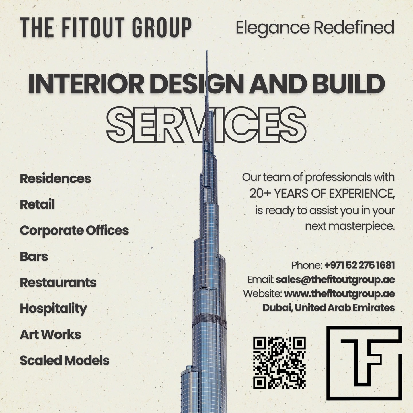 Our team of professionals bring 20+ years of expertise in luxury interior fit-outs, bespoke designs, and turnkey solutions for residences, hospitality, retail, restaurants, bars, bakeries, and more! 🏗️🎨 We create aesthetic, functional, and high-end interiors that redefine elegance. ✨
📞 Phone: +971 52 275 1681
✉️ Email: sales@thefitoutgroup.ae
🌐 Website: www.thefitoutgroup.ae
📍 Location: Dubai, United Arab Emirates
#dubailuxury #dubailuxuryliving #dubailife #dubai #dubairealestate #dubairealestatebroker #dubainightlife #dubairestaurants #restaurantdubai #interior #interiordesign #interiordesigner #dubaimillionaires #realestatedubai #dubaifashion #retaildesign #spadubai #dubaimarina