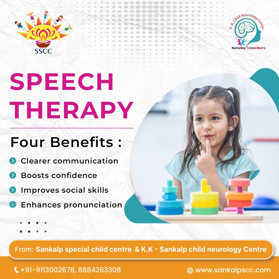 🗣️ Unlock the Power of Communication with Speech Therapy! 🎤✨
Speech therapy helps children build confidence, improve social skills, and express themselves more clearly. Whether it's enhancing pronunciation or fostering clearer communication, the right support can make all the difference! 👧💬💙
🌟 Benefits of Speech Therapy:
✅ Clearer communication 🗣️
✅ Boosts confidence 💪
✅ Improves social skills 👥
✅ Enhances pronunciation 🎙️
📍 Visit: Sankalp Special Child Centre & K.K Sankalp Child Neurology Centre
📞 Call: +91-9113002678, 8884263308
🌐 www.sankalpscc.com
#SpeechTherapy #ChildDevelopment #BoostConfidence #ClearCommunication #SankalpChildCentre