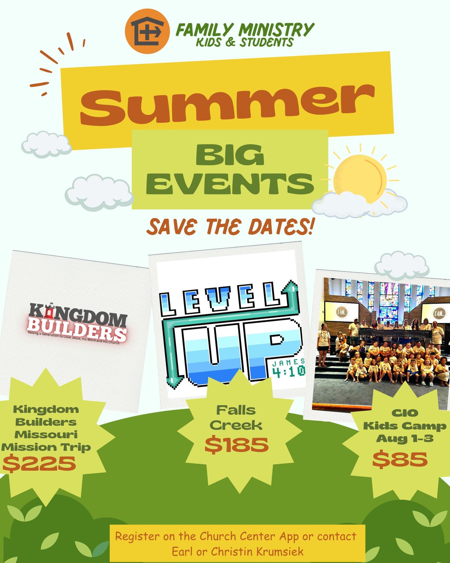 Easter Egg Hunts & Big Summer Events