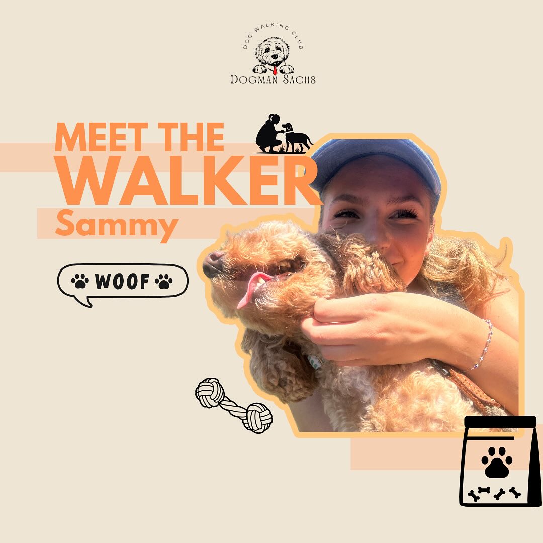 Meet Sammi, our sweet and caring dog walker 🐾