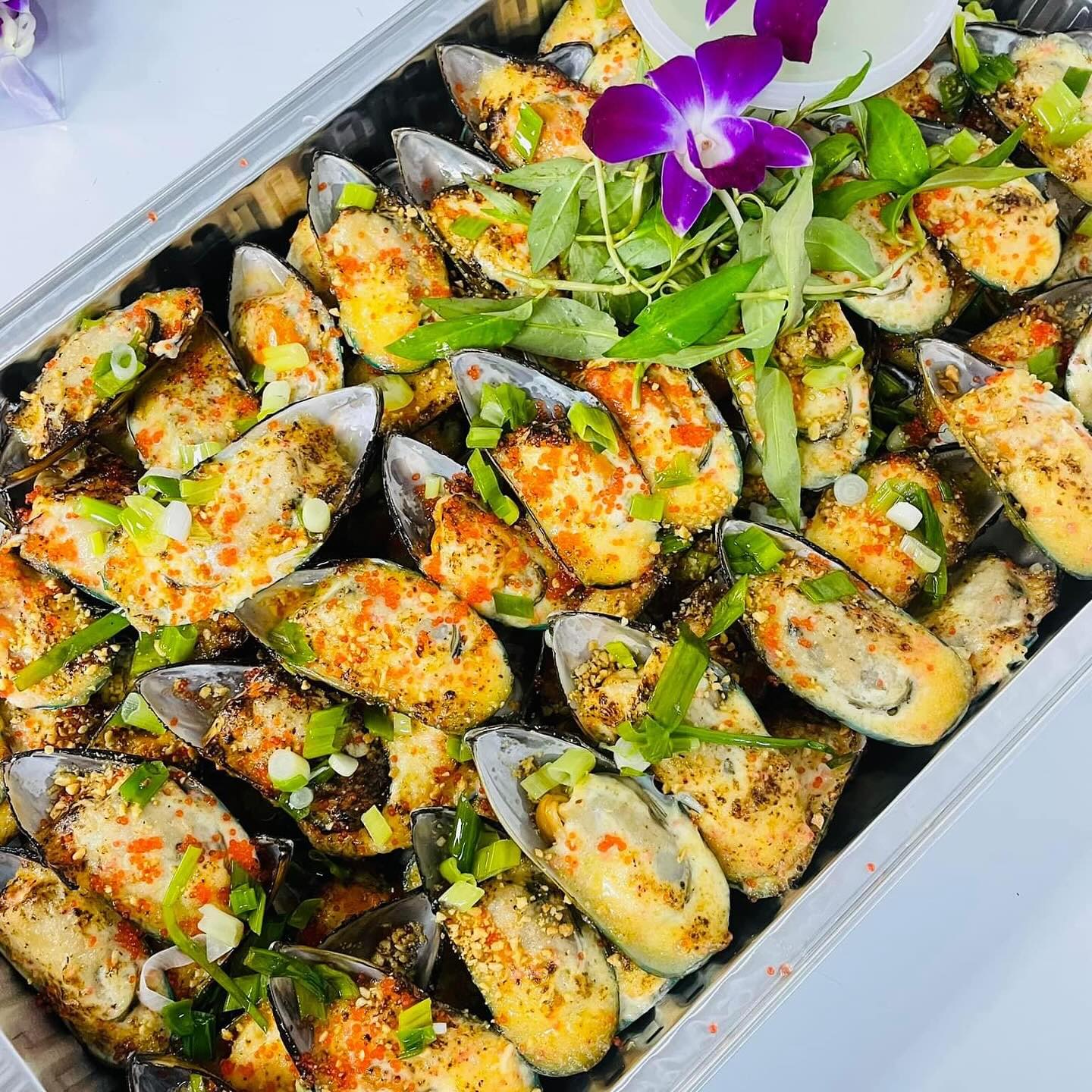 Get ready to impress with our savory baked mussels at your next gathering! 🎉