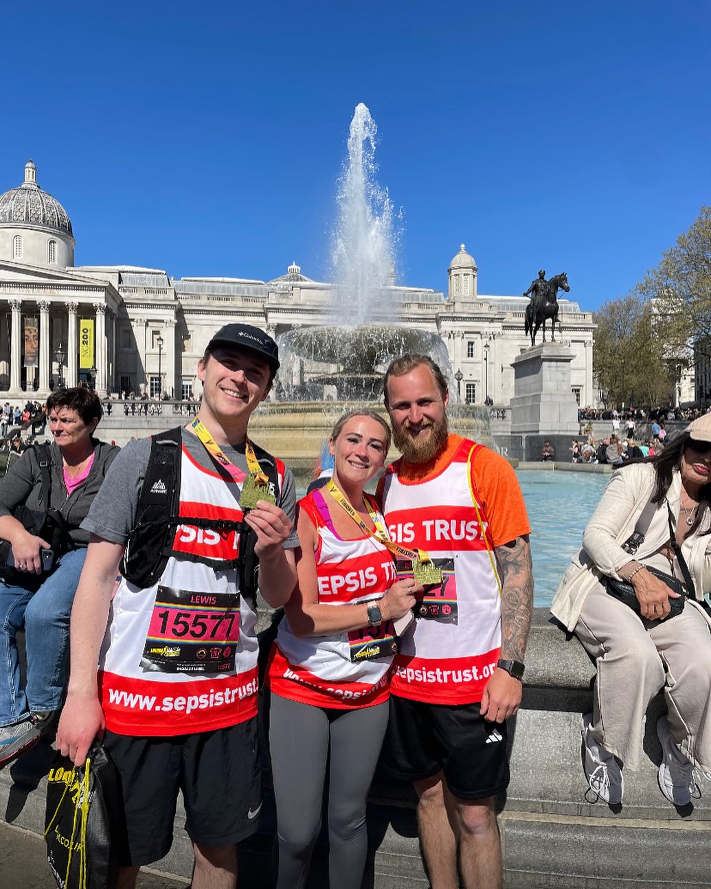 Proud of my family for completing the London sights half marathon today supporting the Sepsis Trust and all the other entrants giving so much for charity. #Sepsistrust #londonmarathon #makeadifference