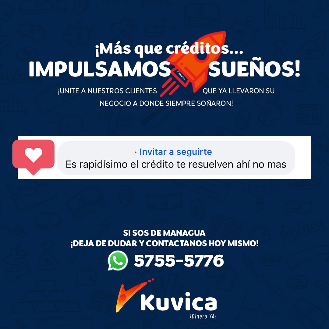 Clientes reales 🟰 préstamos reales 🙌🏼 La veracidad de nuestros préstamos es igual al tamaño de los sueños de nuestros clientes 🫡 ¡Si sos de Managua solicita tu dinero para Pymes hoy mismo!