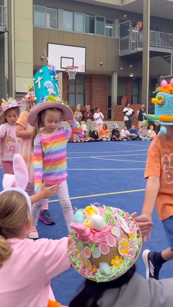 Term 1 Wrap - Part 1 - Easter Bonnet!
2025 has seen many new faces come into St Agnes’ community and the vibrancy was in full display on the final day. The traditional Easter Bonnet parade was full of joy, laughter and creativity (from students and parents)! It feels great to belong!
Thank you to all parents and grandparents who help to make this a special morning for the children and broader school community! Thank you also to our Parents and Friends Committee for the Easter Raffle; thank you to all who purchased tickets and congratulations to our winners!
More to come…