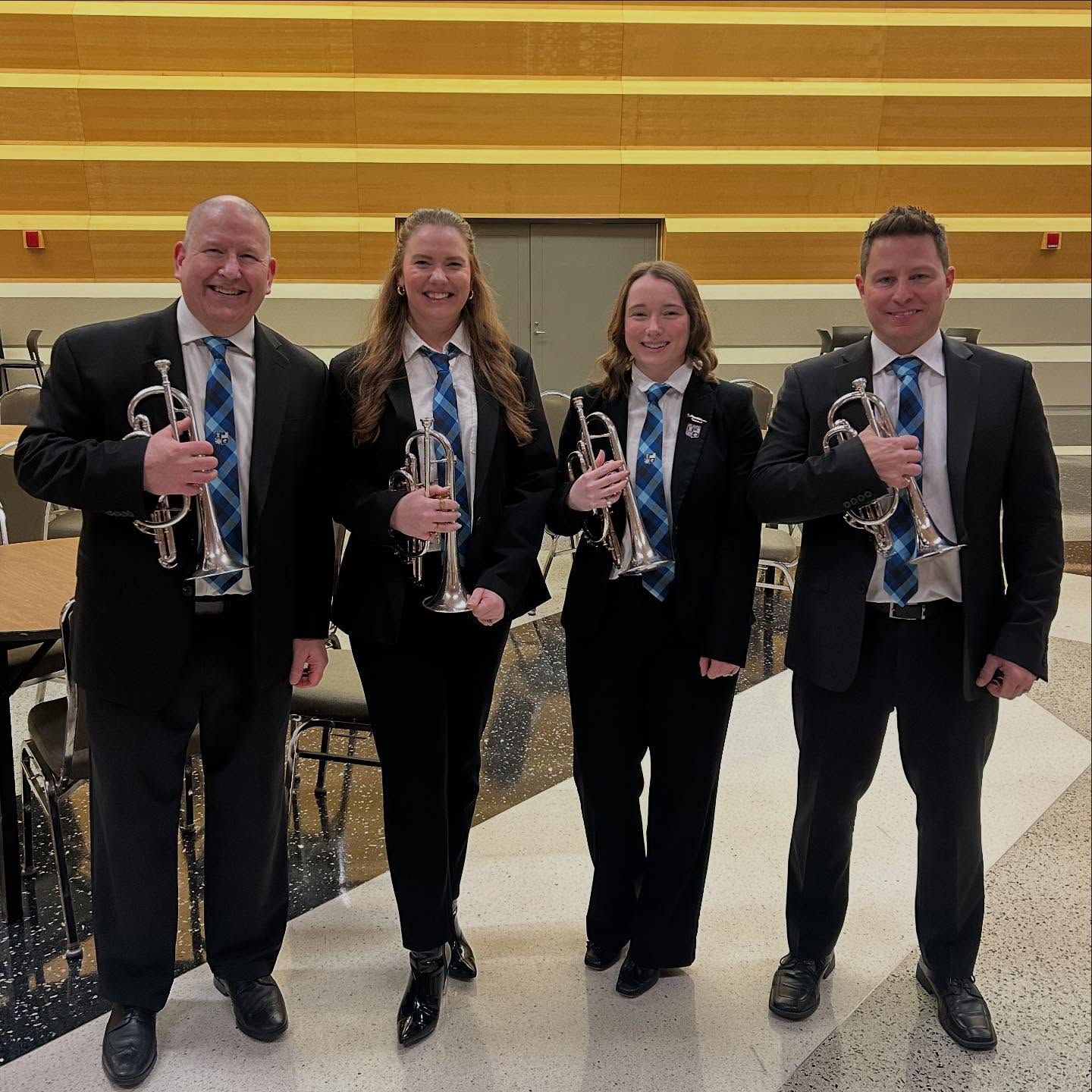 My first NABBA is in the books! I had such a great time playing with this awesome front row and am so grateful to @atlanticbrassband.official for welcoming me to the band with open arms 💙🎺
