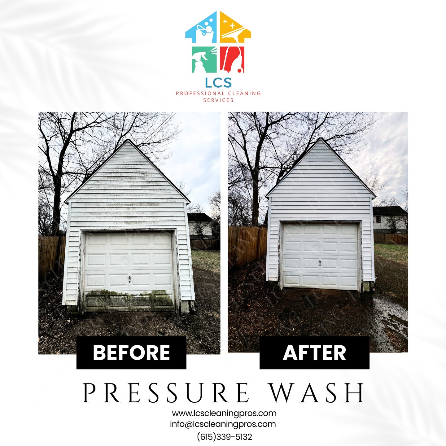 Revive Your Shed: Exterior Pressure Washing in Nashville & Franklin!
Bring Back the Shine to Your Shed in Nashville & Franklin!
Don't let grime and dirt overshadow the beauty of your outdoor shed. Our professional pressure washing service strips away years of build-up, making your shed look brand new again. Ideal for homeowners and property managers who value maintaining their property’s charm and functionality. Trust us to rejuvenate your shed’s exterior and enhance your property’s overall appeal & Value!
#nashville #franklintn #cleaningservices