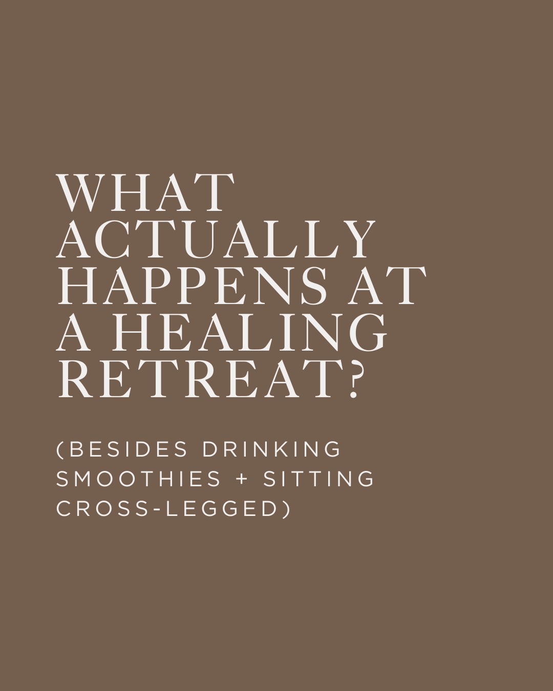 this isn’t a vacation
it’s a reset for your entire system
the kind that changes how you show up for your real life
if it’s tugging at you—trust it
time’s ticking & the final spots are almost gone. book a retreat call to learn more (link in bio)