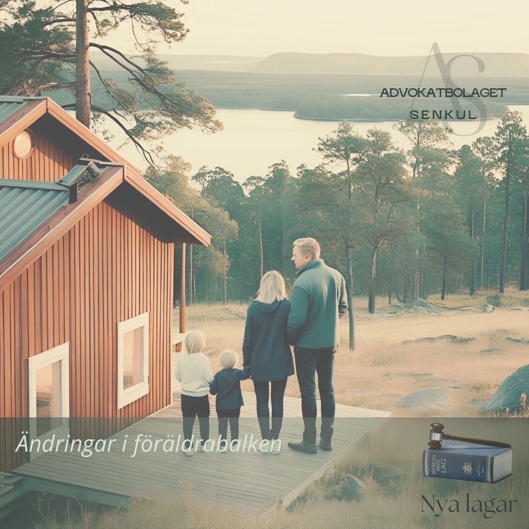 Den 1 januari 2025 infördes vissa ändringar i föräldrabalken (FB).
Ändringarna kommer efter flera rättsfall som fått stor uppmärksamhet i media, bland annat mordet på åttaåriga Tintin i Luleå och fallet med flickan som kallades Lilla hjärtat. Syftet med lagändringarna är bland annat att stärka skyddet för barn mot våld och andra kränkningar.
I 2 a § FB stadgas att barnets bästa ska vara avgörande för alla frågor om vårdnad, boende och umgänge. I andra stycket anges vad socialnämnden och rätten vid bedömningen av barnets bästa ska fästa särskilt avseende vid. Den ändring som nu gjorts består i att barnets behov av en nära och god kontakt med båda föräldrarna inte längre nämns som en omständighet att fästa särskilt avseende vid. Det görs också ett tillägg som lyfter fram risken för att barnet eller någon annan i familjen utsätts för våld. Ändringen innebär att risken för att barnet far illa får en särskilt framträdande plats vid bedömningen av barnets bästa. Andra aspekter, som behovet av en nära och god kontakt med båda föräldrarna, är nu alltså underordnade risken för att barnet far illa.
Med begreppet våld avses inte bara fysiskt våld utan alla former av våld. Vid bedömningen av risken för att barnet far illa ska det fästas vikt vid de allvarliga konsekvenser som våld i olika former kan få för ett barn, bland annat på den fysiska och mentala hälsan. Det är inte bara våld riktat mot barnet som avses, utan även risken för att någon närstående till barnet utsätts för våld, till exempel att en förälder allvarligt skadar den andra föräldern.
Lagändringen innebär alltså att barnets behov av en nära och god kontakt med båda föräldrarna är underordnat risken för att barnet far illa. Men det innebär inte att det behovet saknar betydelse. Barn har rätt till en nära och god kontakt med båda sina föräldrar, om det inte strider mot barnets bästa.
•
•
•
•
•
(Bilden är AI-genererad).