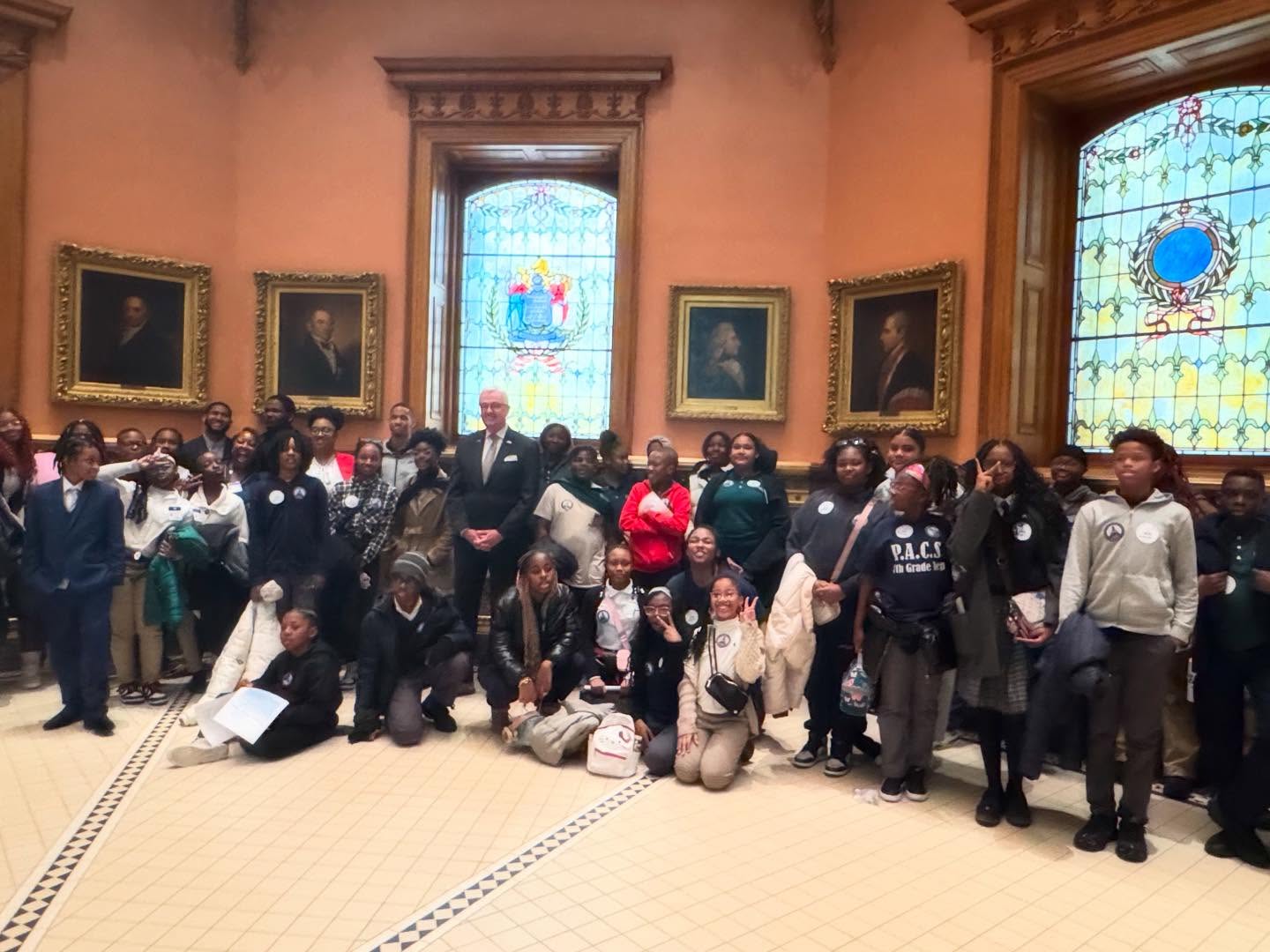 Last week was Youth Voice Week, and our scholars had an incredible opportunity to make their voices heard! 🎤✨
They visited the New Jersey State House in Trenton, where they met with legislators to discuss the importance of after-school programming and how it impacts their lives. Even more exciting – they had the chance to meet Governor Phil Murphy!
A special thank you to our amazing partners at NJSACC for making this unforgettable experience possible. We’re so proud of our scholars for speaking up and advocating for the programs that support their growth and success. 💙
#YouthVoiceWeek #ASASNJ #AfterSchoolMatters #AdvocacyInAction #FutureLeaders #ThankYouNJSACC #EmpoweringYouth