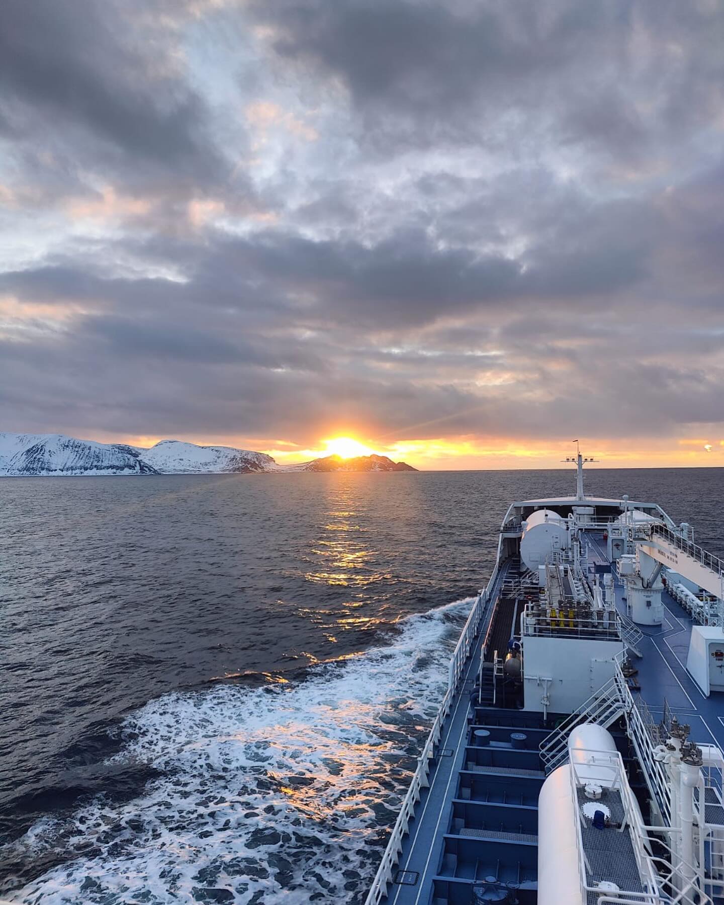 Ramelia underway from Alta to Mongstad. 📷Johannes Konow