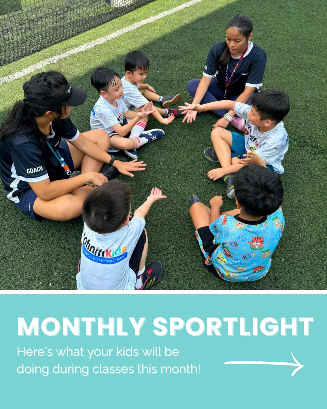 We’re back with our monthly SPORTLIGHT! 🌟 This April, we’re bringing in fresh sports, new skills, and tons of fun for the kids! 🚀
Get ready for an action-packed month—swipe to see what’s coming up! 🔥✨
#preschoolers #activesg #multisports #sgkids #sgparents #infinitikids #multisportsacademy #grossmotorskills #activekids #listen #listening #listeningskills #multisportkids #kindergartencurriculum #kindergarteners #woodleigh #bidadari #sportlight