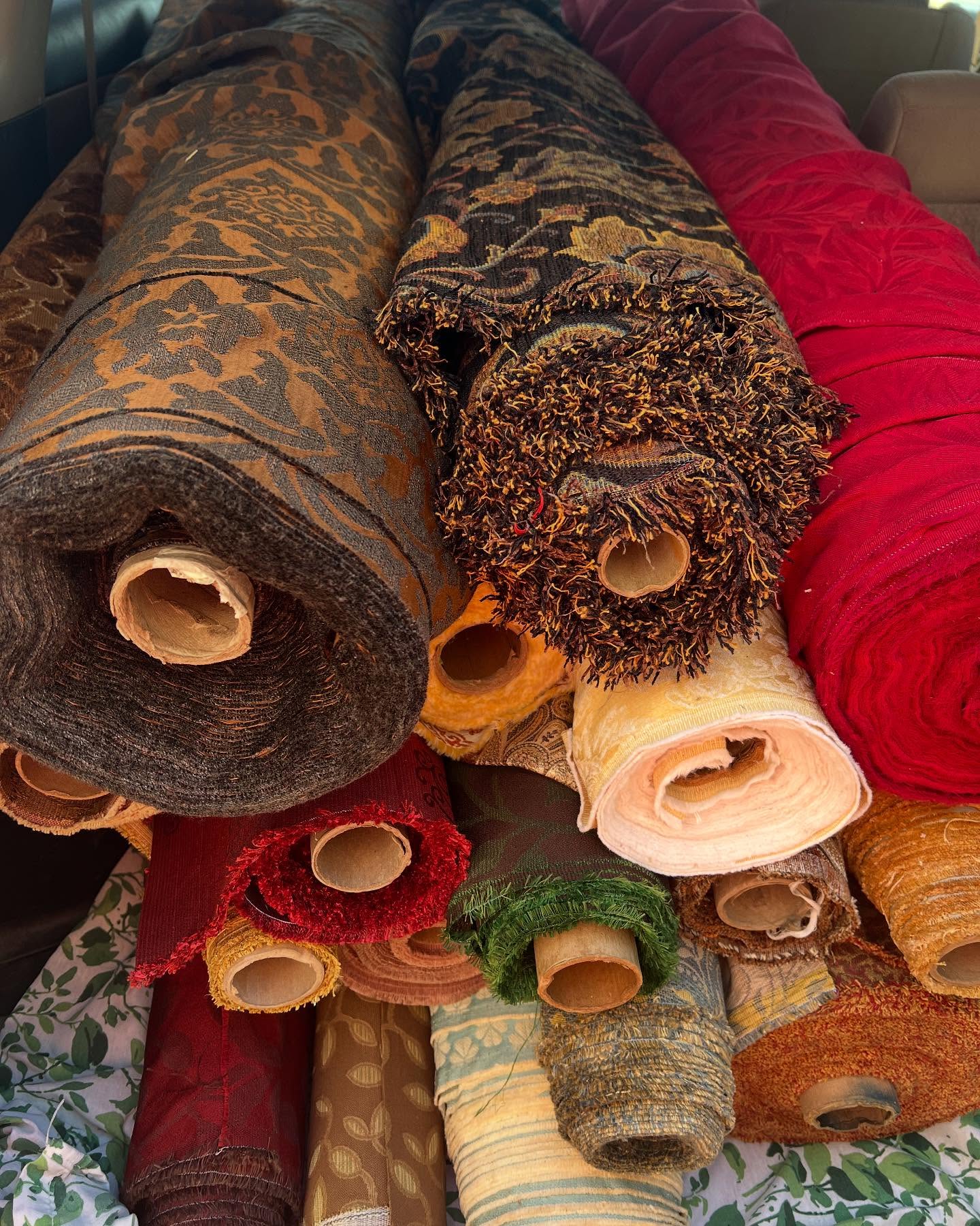 I forgot to post that I went shopping again last week! The ever impressive Fabric Hut in Norfolk VA. If you are lamenting the closure of Joanns, go check out Fabric Hut. It is definitely worth the trip! They have everything from quilting to apparel to bridal to home dec.