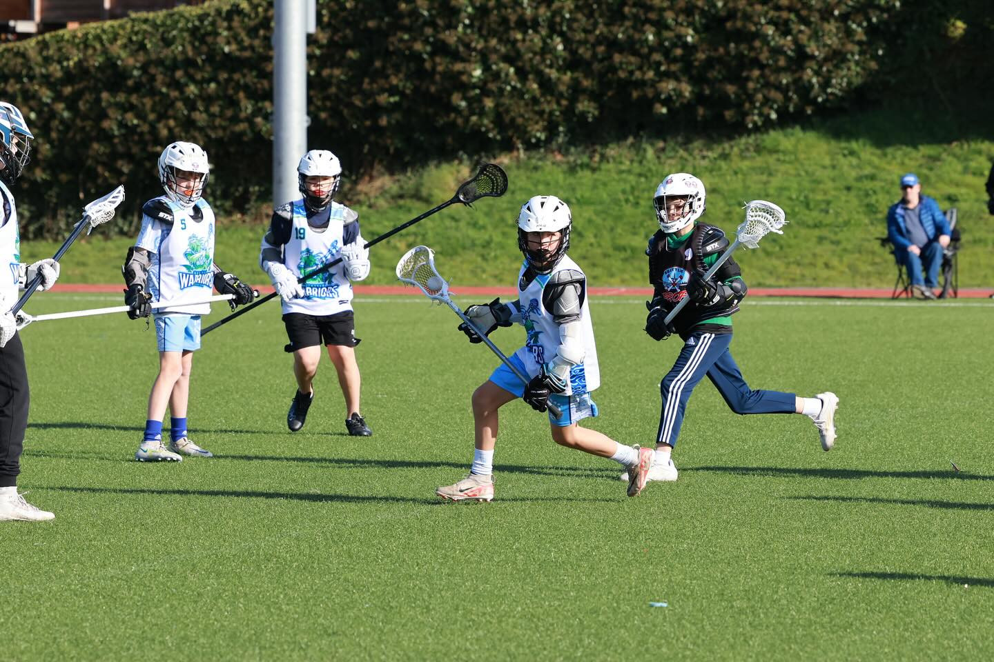 Sunny Saturday with our friends @propslacrosse π₯βοΈπΆοΈ