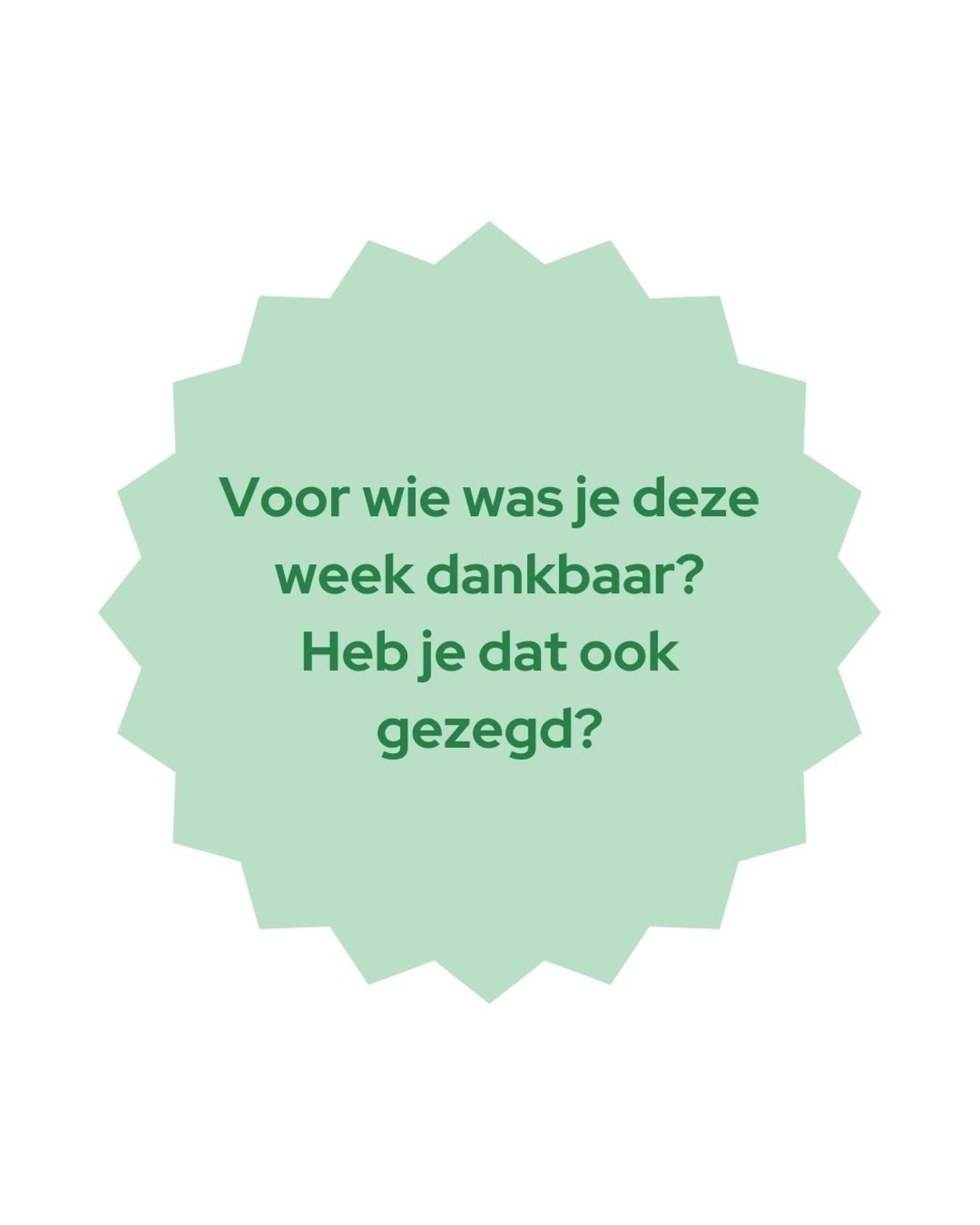 Elke week een milde check-in op zondag.
#ZondagFlowDag
Voor wie was je deze week dankbaar? Heb je dat ook gezegd?
#positievepsychologie #minderstress #stresstips #welbevinden #burnoutpreventie #stresscoach #dankbaarheid #stress