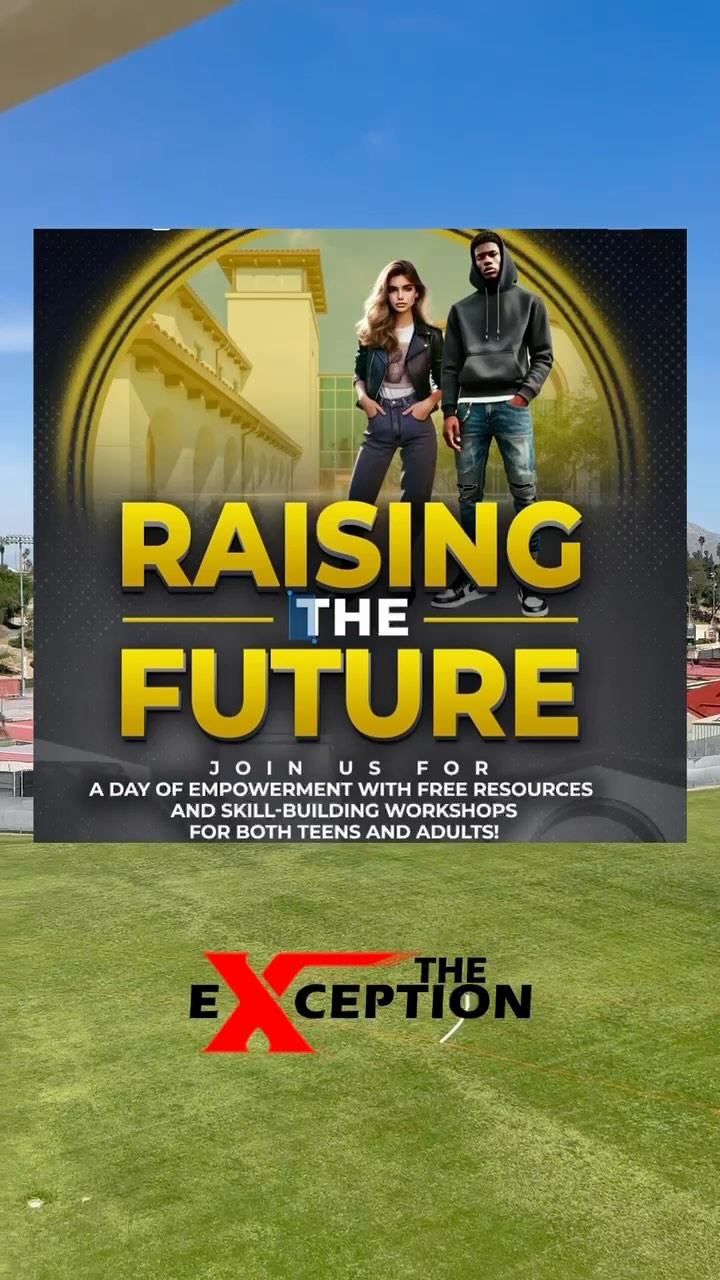 Raising The Future” at Riverside City College!
This event challenged our youth and the adults in their lives to make choices that will positively affect their futures.
We partnered with some amazing organizations to bring this event to life, RCC, Riverside Probation Department, Riverside Department of Education, CBO Alliance, along with so many wonderful non profits.
The breakouts at this event were designed with the youth and parents in mind.
We focused on some of the things kids need for a healthy future:
🔻 Online Safety
🔻 Behavioral & Mental health
🔻 Parenting Classes
🔻Content Creation
🔻 Scholarship Programs
🔻 Financial Literacy
🔻 Drug Awareness & so much more
The participation from everyone made all of the hard work put into this event worth it. There is much more on the horizon for The Exception and the work we are doing for the community.
Stay tuned for more events!
#nonprofits #raisingthefuture #genz #genalpha #youth #rcc #education #financialliteracy #powerofkindness #onlinesafety #instagram #facebook #riversidecounty