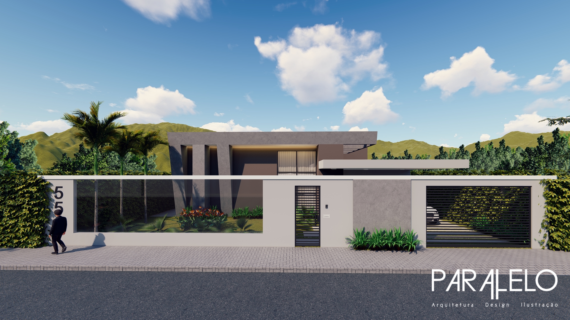 Residência Y | V - Projeto arquitetônico moderno, fachada com utilização de cores neutras, linhas paralelas e volumetria diferenciada com a utilização de cortes iluminados na alvenaria para dar destaque a entrada e ao paisagismo.
Faça o seu orçamento !
#projeto #obra #casa #itauna #fachada #design #arquitetura #paralelo #paisagismo #arquiteto #construçãocivil