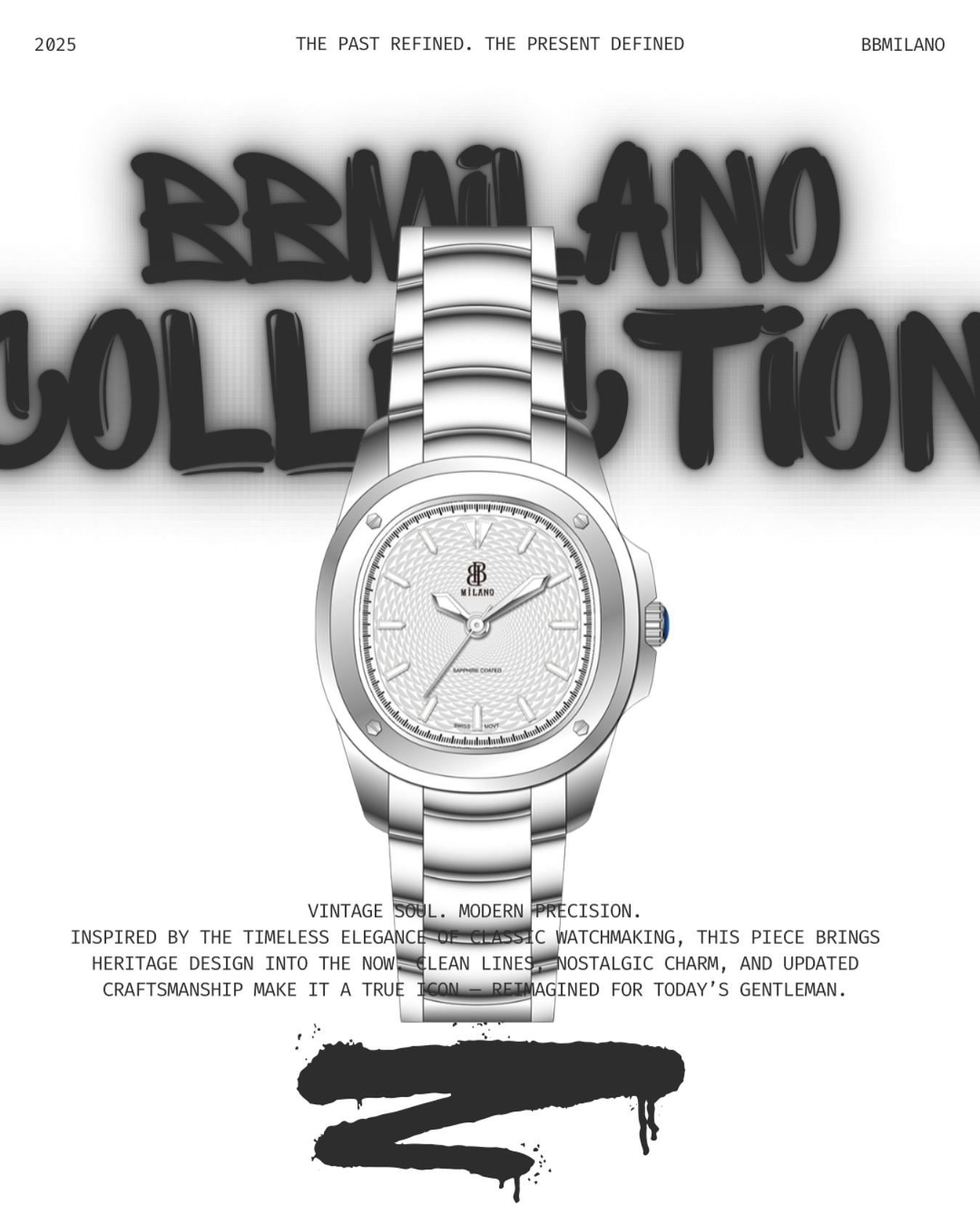 Vintage soul. Modern precision.
Inspired by the timeless elegance of classic watchmaking, this piece brings heritage design into the now. Clean lines, nostalgic charm, and updated craftsmanship make it a true icon — reimagined for today’s gentleman.
The past refined. The present defined.
#Bbmilano #ModernClassic #VintageInspired #MensWatchStyle #TimelessDesign #NewDrop